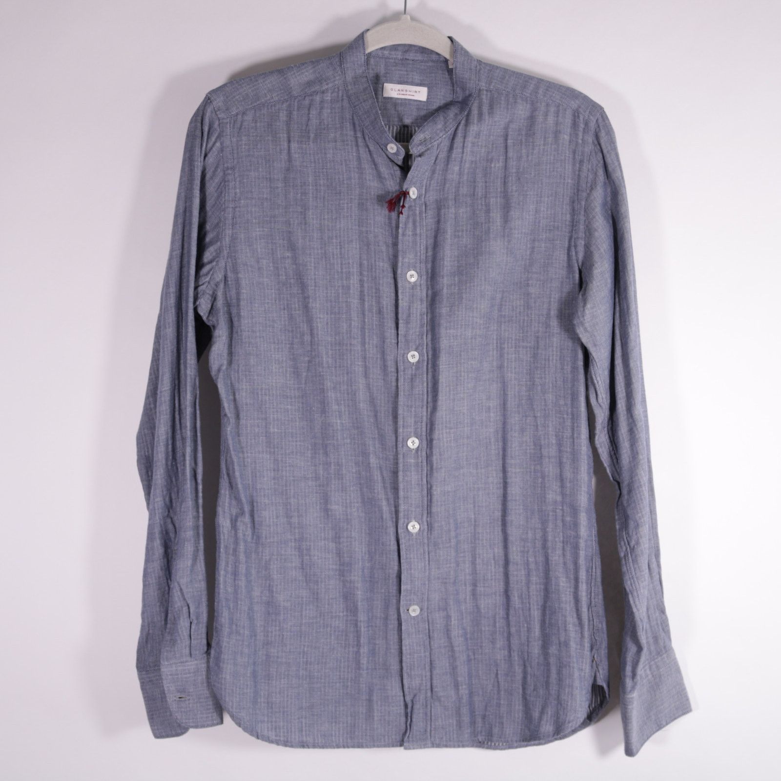 Glanshirt Glanshirt Cotton Grandad Mandarin Collar Shirt 38/15 Size US S / EU 44-46 / 1 - 1 Thumbnail