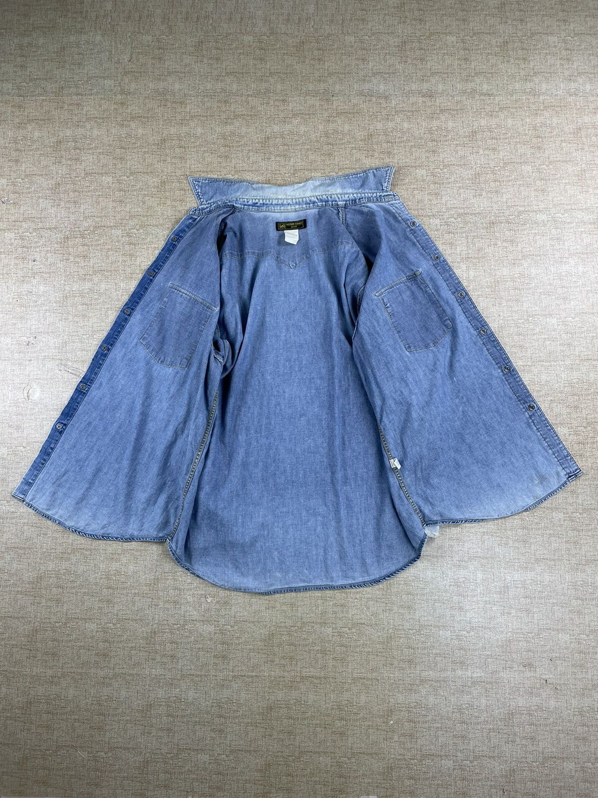 Edwin × Lee × Vintage LEE X EDWIN Vintage Western Union Made Denim Button Ups Size US L / EU 52-54 / 3 - 6 Thumbnail