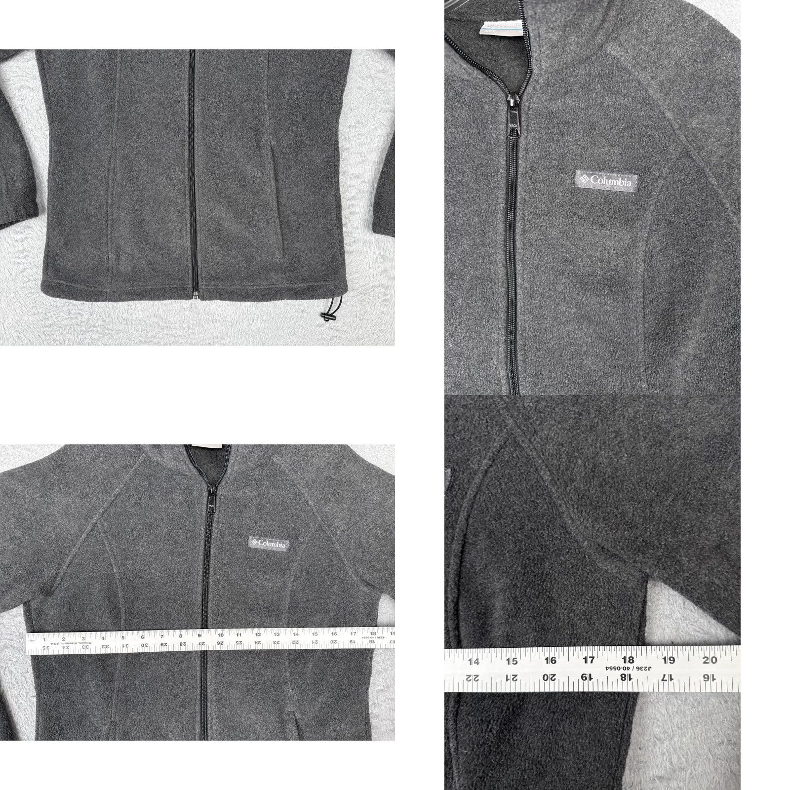 Vintage Columbia Jacket Small Gray Fleece Full Zip Outdoor Hiking Womens Size S / US 4 / IT 40 - 8 Thumbnail