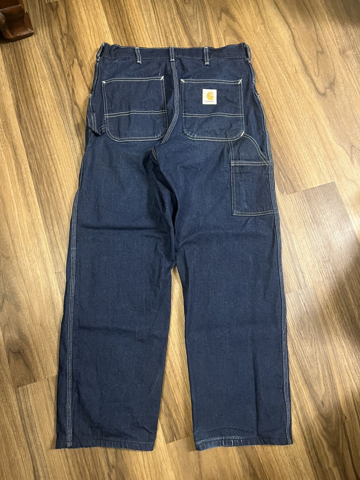 Carhartt Vintage Carhartt Carpenter Jeans Blue late 80’s/Early 90’s Size US 35 - 1 Thumbnail