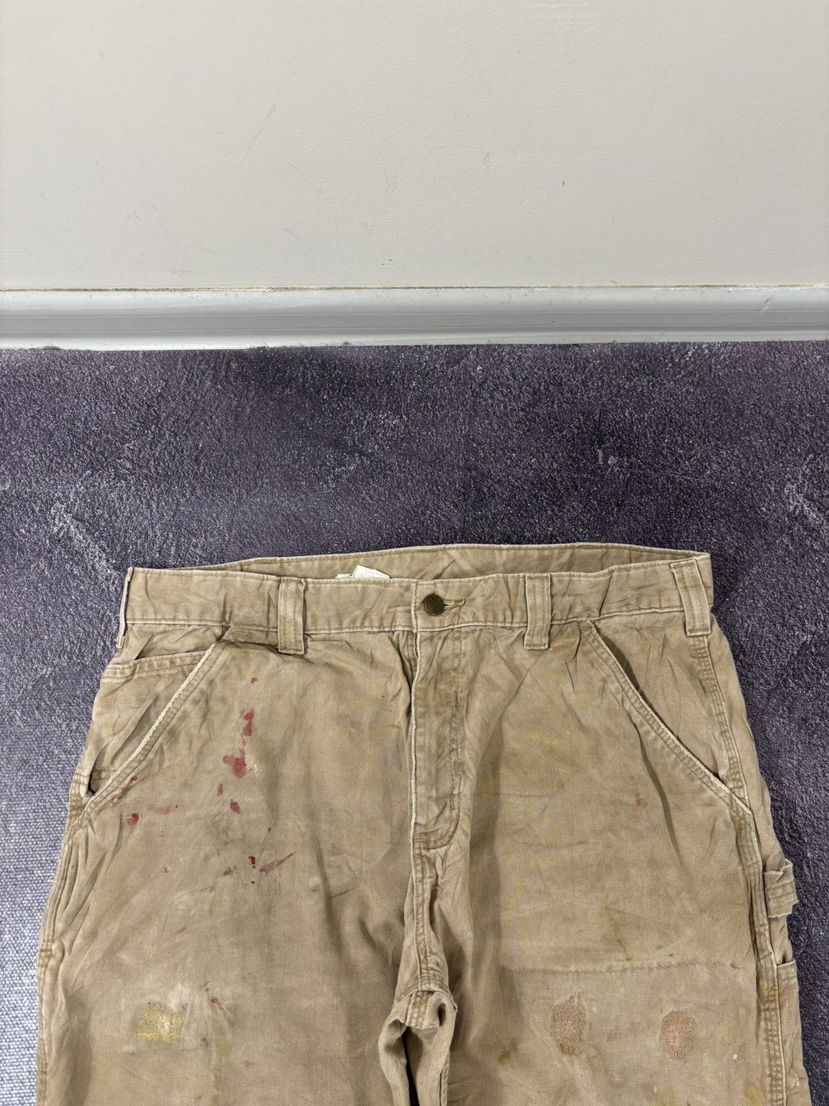 Carhartt Vintage Carhartt Relaxed Distressed Carpenter Baggy Pants Size US 36 / EU 52 - 16 Thumbnail