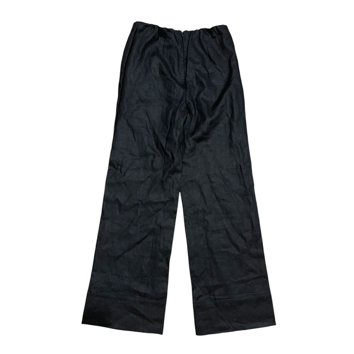 Reformation Reformation Women 100% Linen Wide Leg Black Pants Sz 2 Size 26" / US 2 / IT 38 - 7 Thumbnail