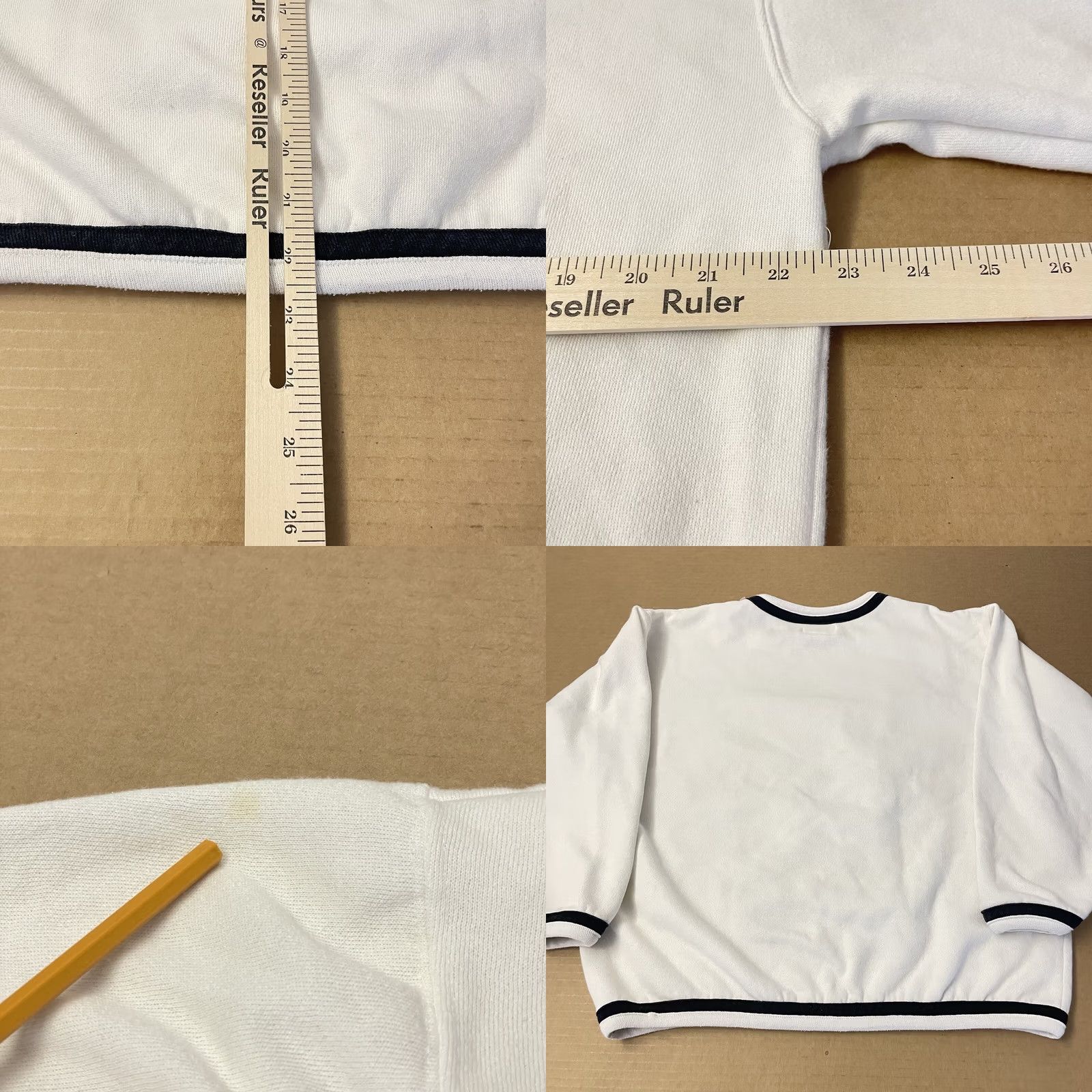 Palace VINTAGE Caesars Palace Sweatshirt Mens Adult Medium White 90s Las Vegas Logo Knit Crew Neck Long Sleeve Pullover Size US M / EU 48-50 / 2 - 9 Thumbnail