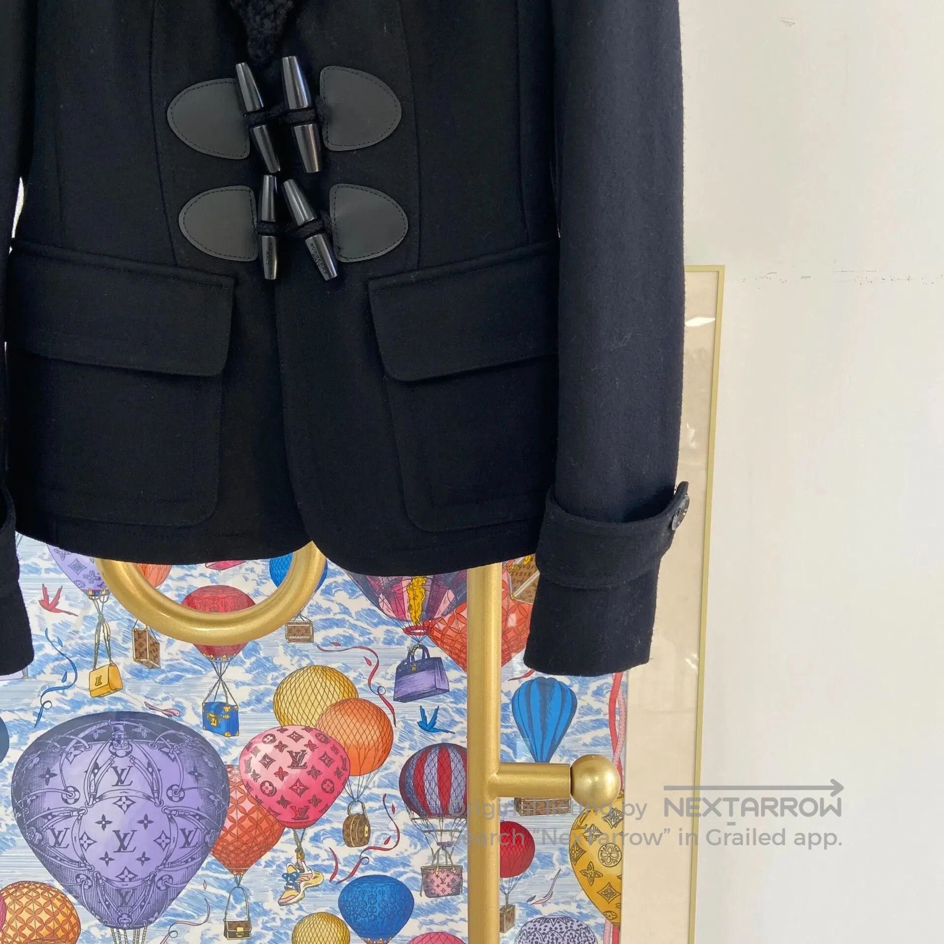 Burberry Burberry Black Wool Coat. Size XS / US 0-2 / IT 36-38 - 4 Thumbnail