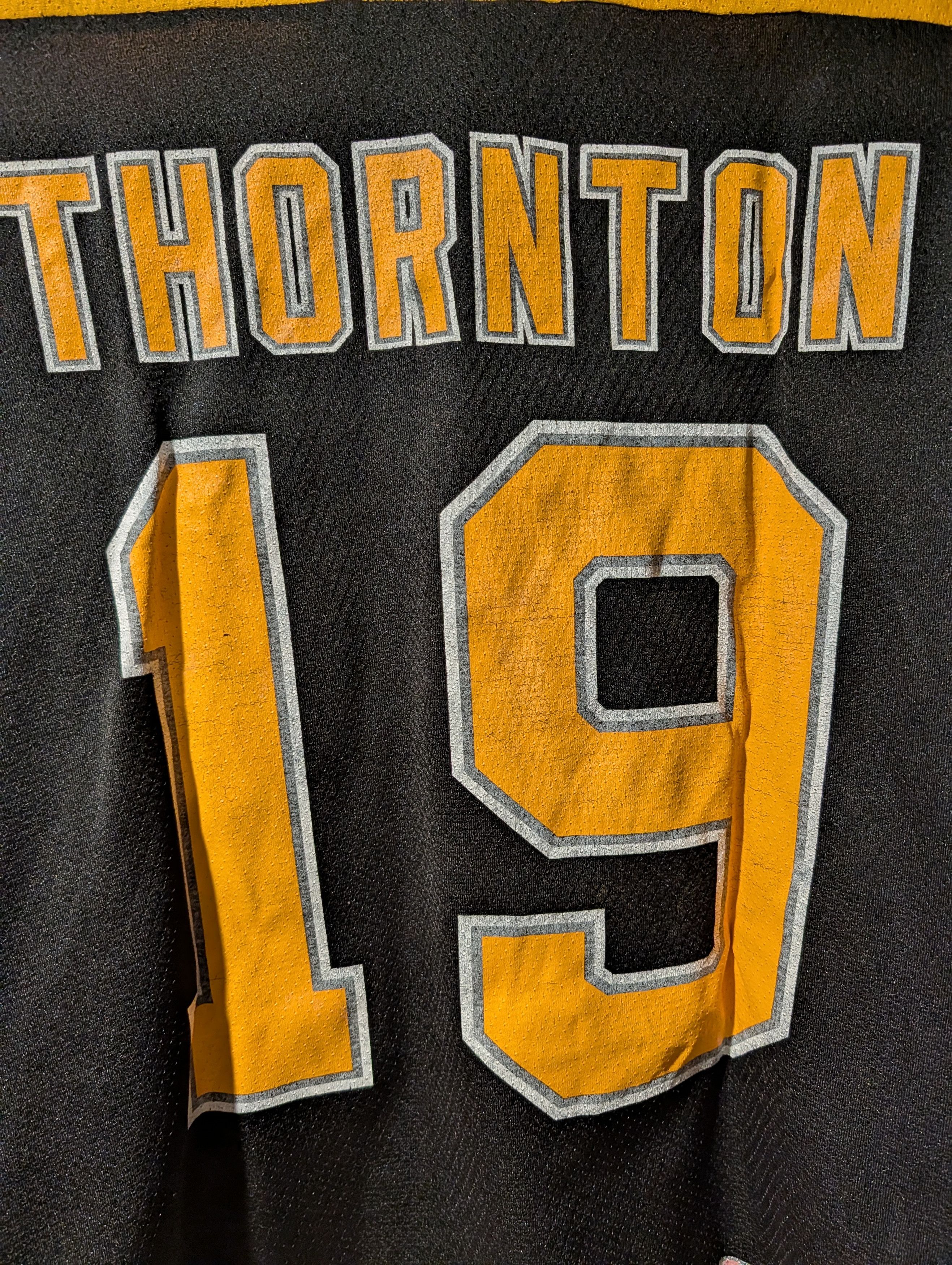 NHL Vintage 90s Boston Bruins Joe Thornton NHL Hockey Jersey Size US L / EU 52-54 / 3 - 2 Thumbnail