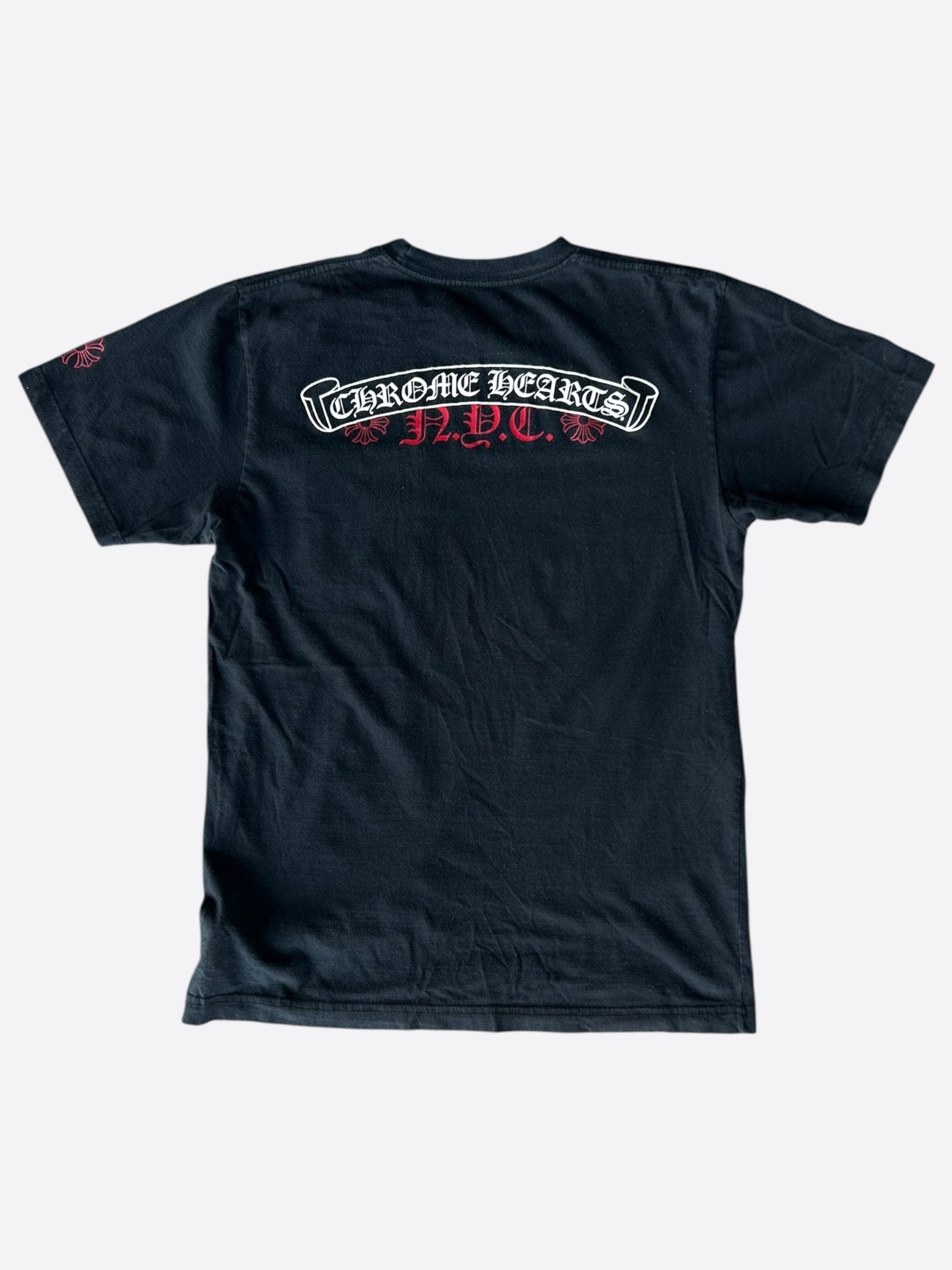 Chrome Hearts CHROME HEARTS Scroll Logo T Shirt | Grailed