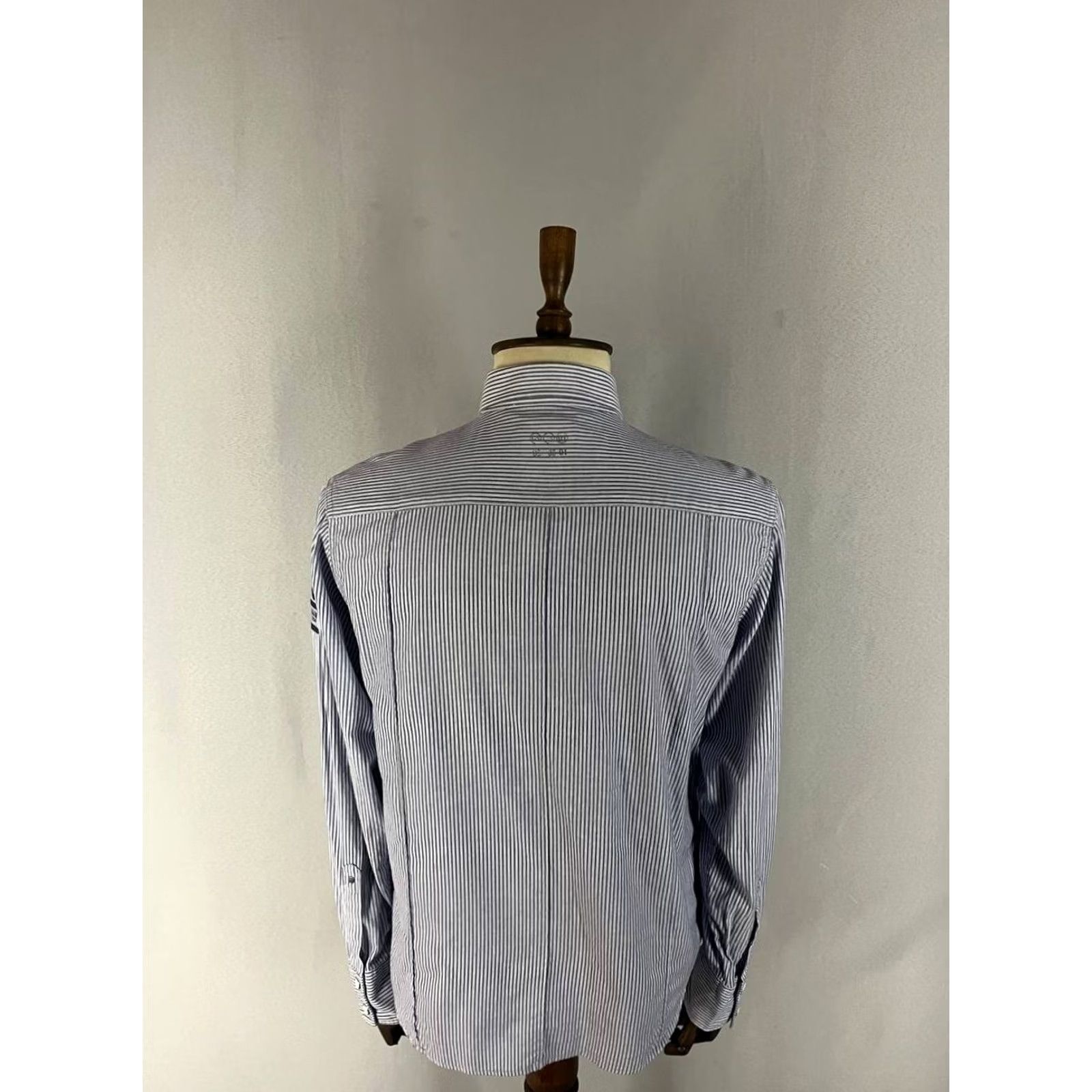 G-Star VINTAGE G-Star Shirt Mens L Blue White Raw Casual Size Striped Long Sleeve Size US L / EU 52-54 / 3 - 2 Thumbnail