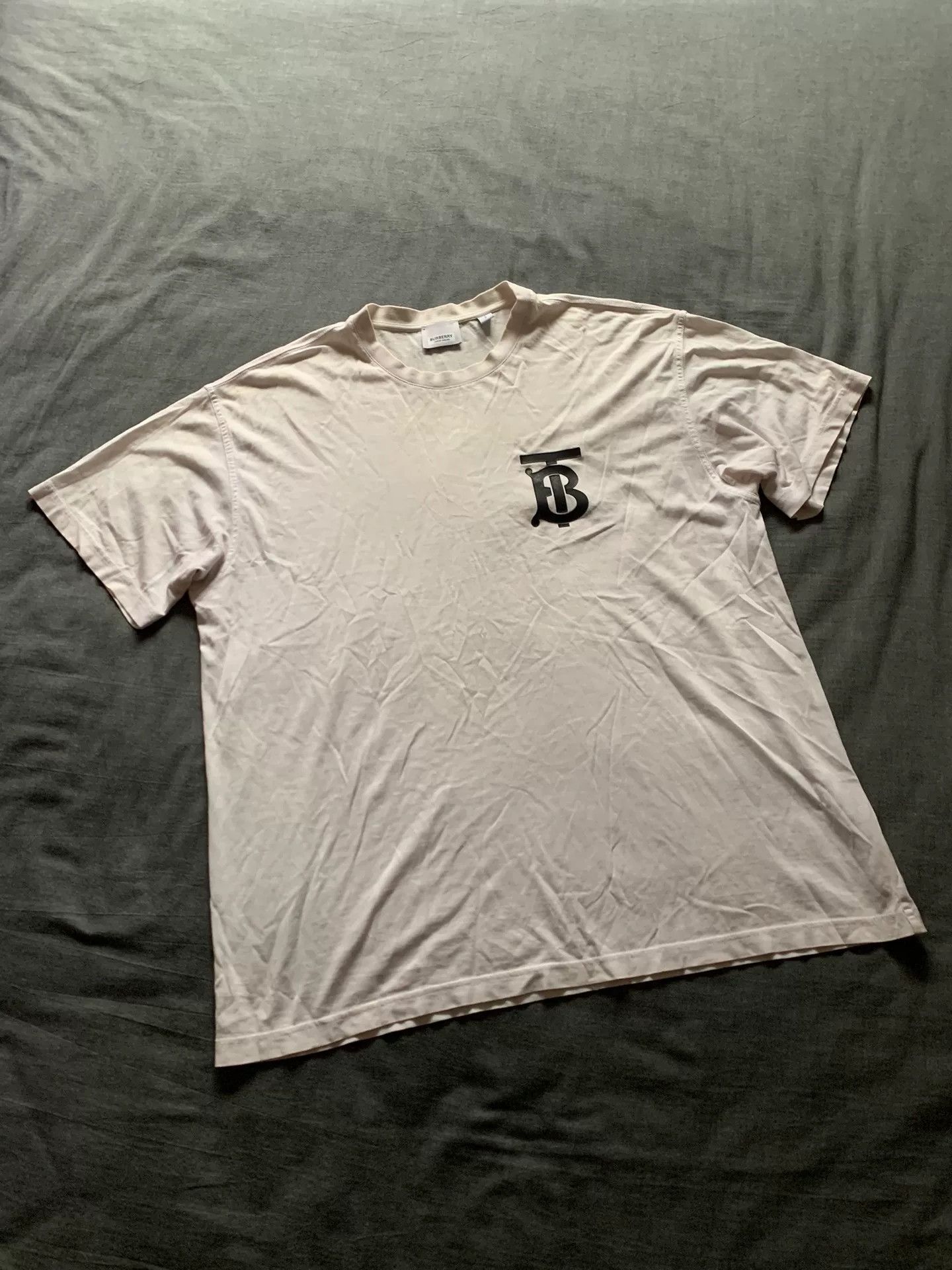 Burberry Burberry B Logo Print Short Sleeve Size US S / EU 44-46 / 1 - 1 Thumbnail