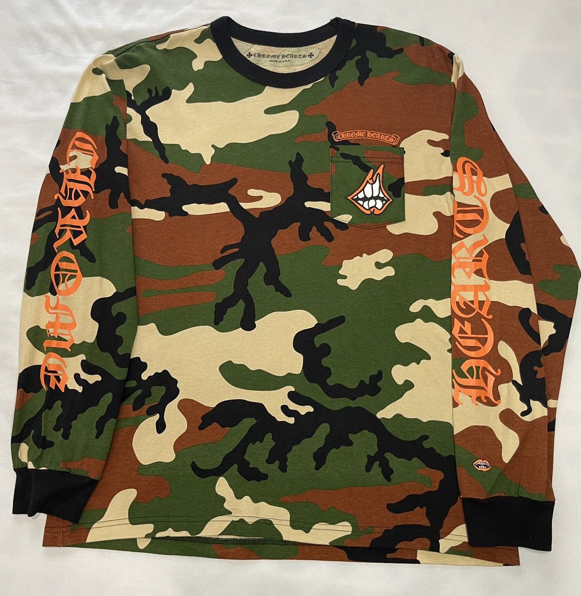 Chrome Hearts Chrome Hearts Camo Matty Boy Long Sleeve T-Shirt Size US XXL / EU 58 / 5 - 2 Thumbnail