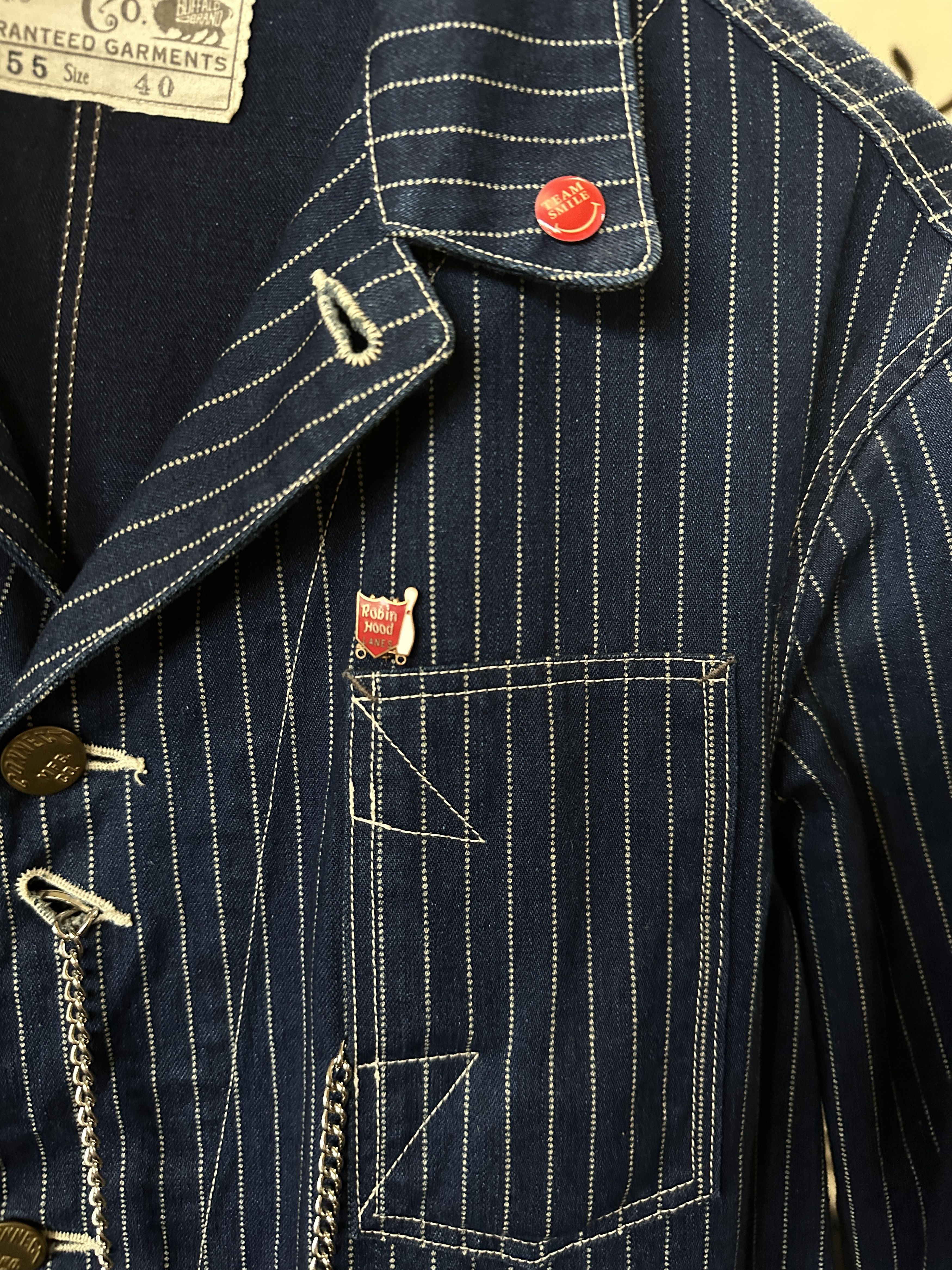 Pherrow's Pherrow’s Lot 555 Wabash Work Blazer Stifel jacket Size US L / EU 52-54 / 3 - 7 Thumbnail