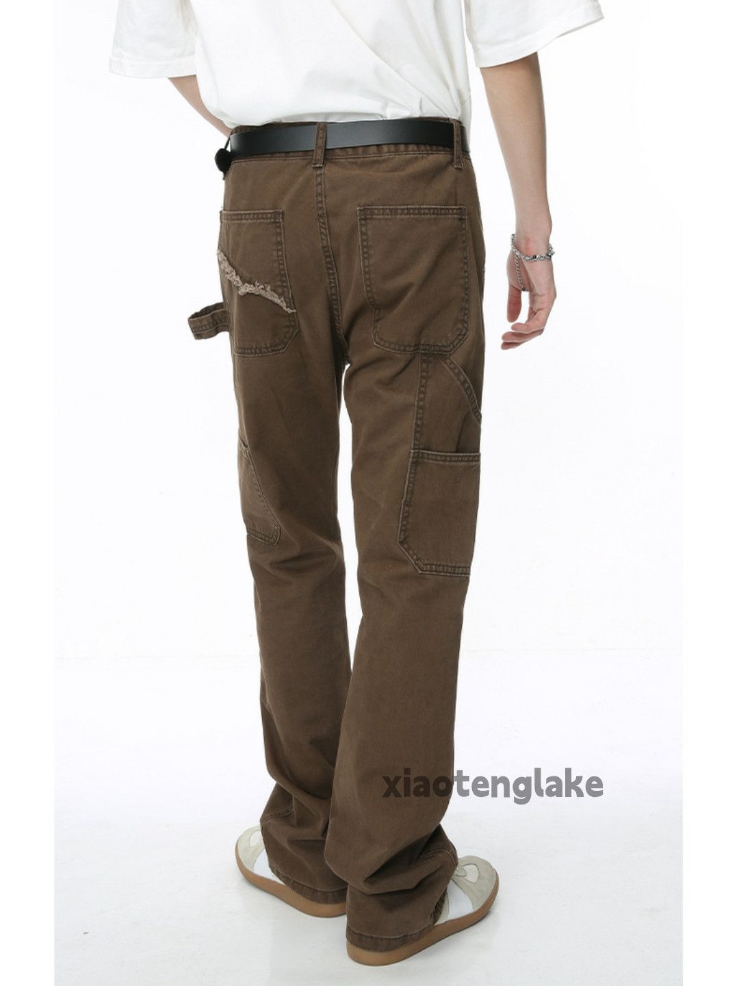 Designer × Japanese Brand × Vintage utility skate hiphop workwear carpenter cargo pants Size US 32 / EU 48 - 3 Thumbnail
