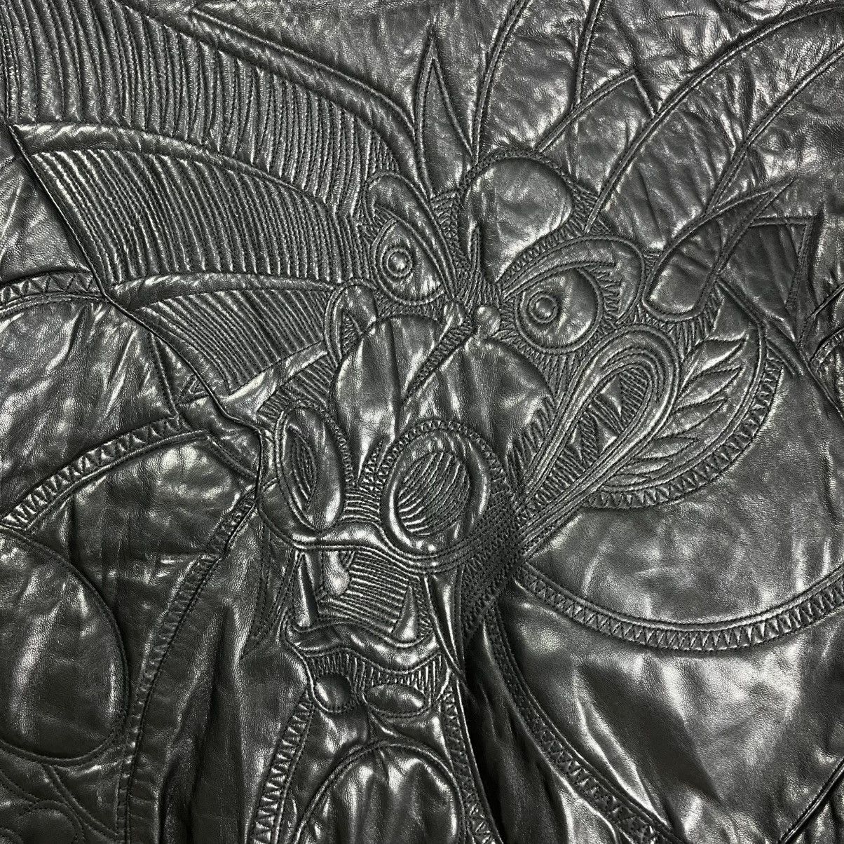 Pelle Pelle Pelle Pelle Marc Buchanan dragon embroidery leather jacket Size US L / EU 52-54 / 3 - 8 Thumbnail