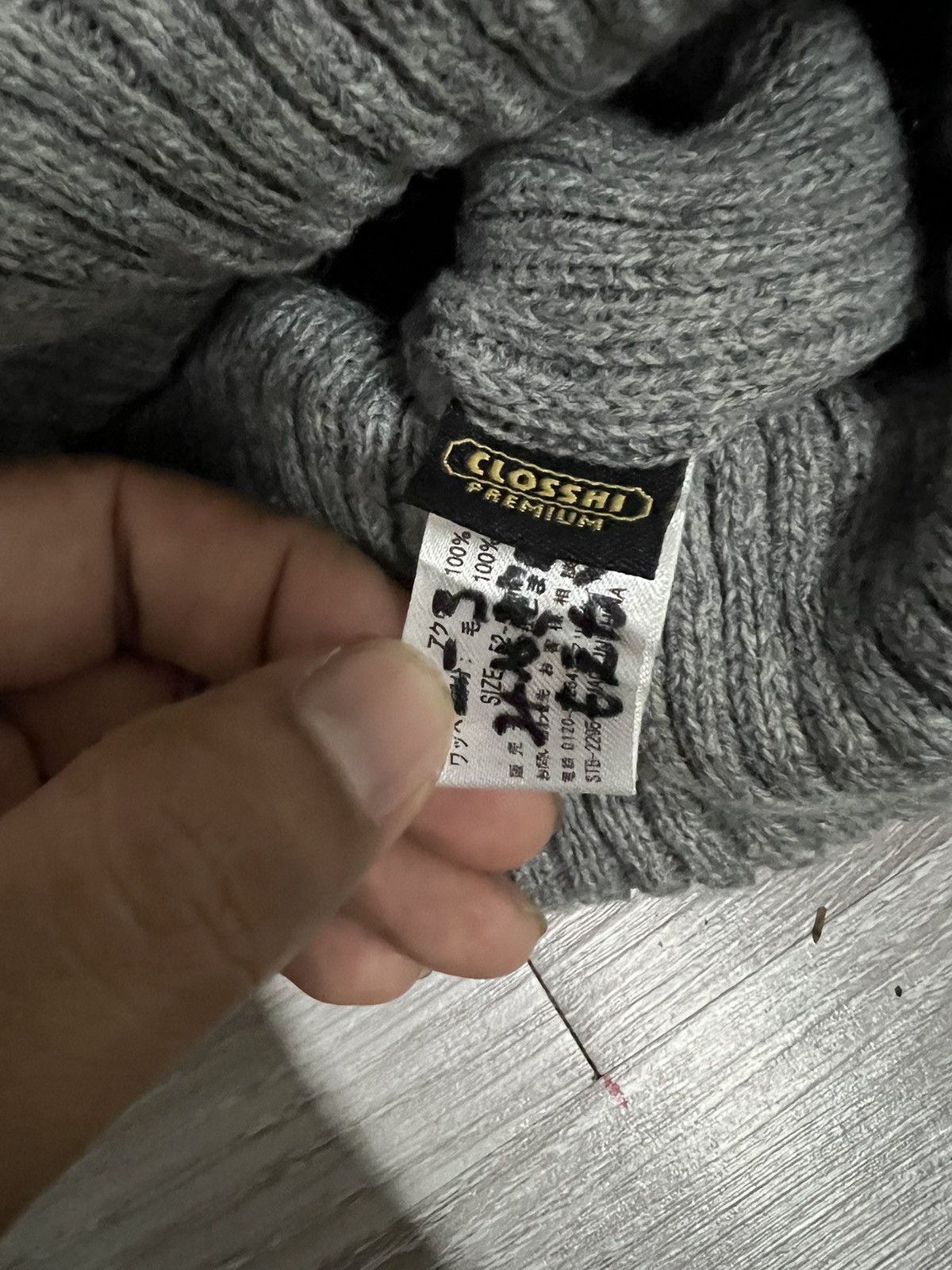 Harris Tweed Japanese Brand Harris Tweed Big Logo Beanie Hat Size ONE SIZE - 6 Thumbnail