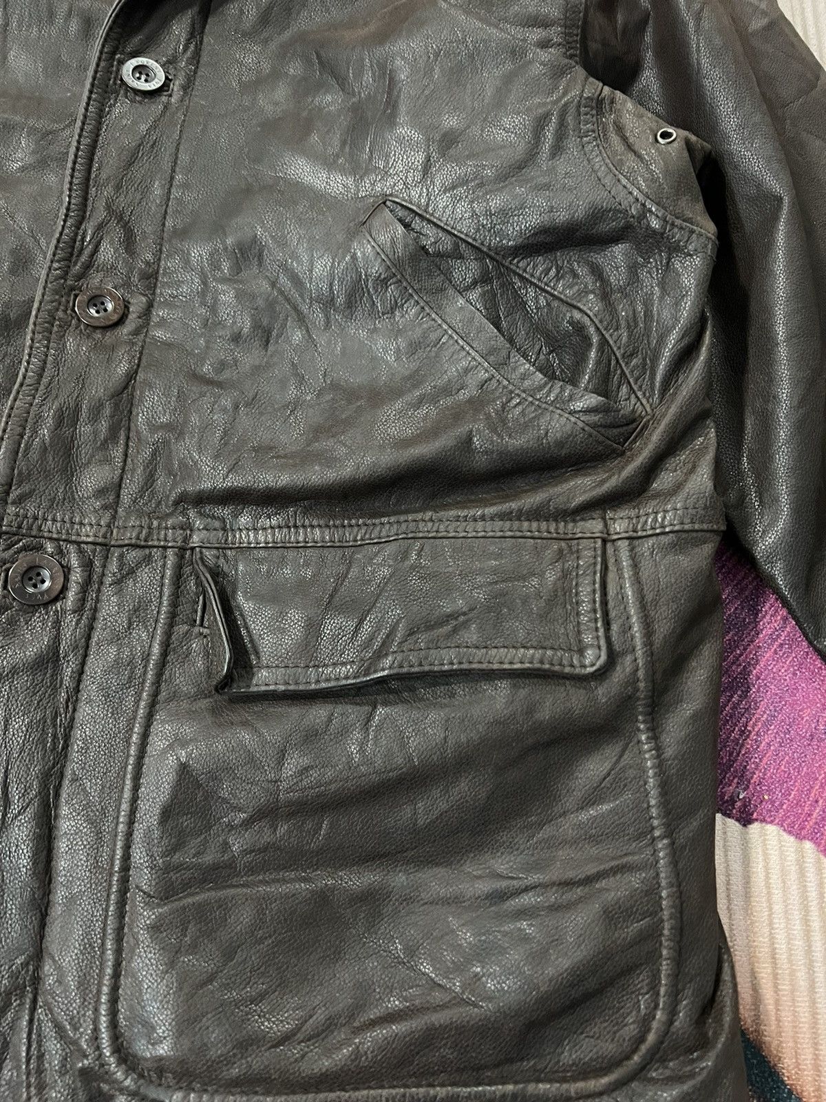 Yves Saint Laurent 💥Vintage YSL Pour Homme Leather Jacket Size US M / EU 48-50 / 2 - 3 Thumbnail