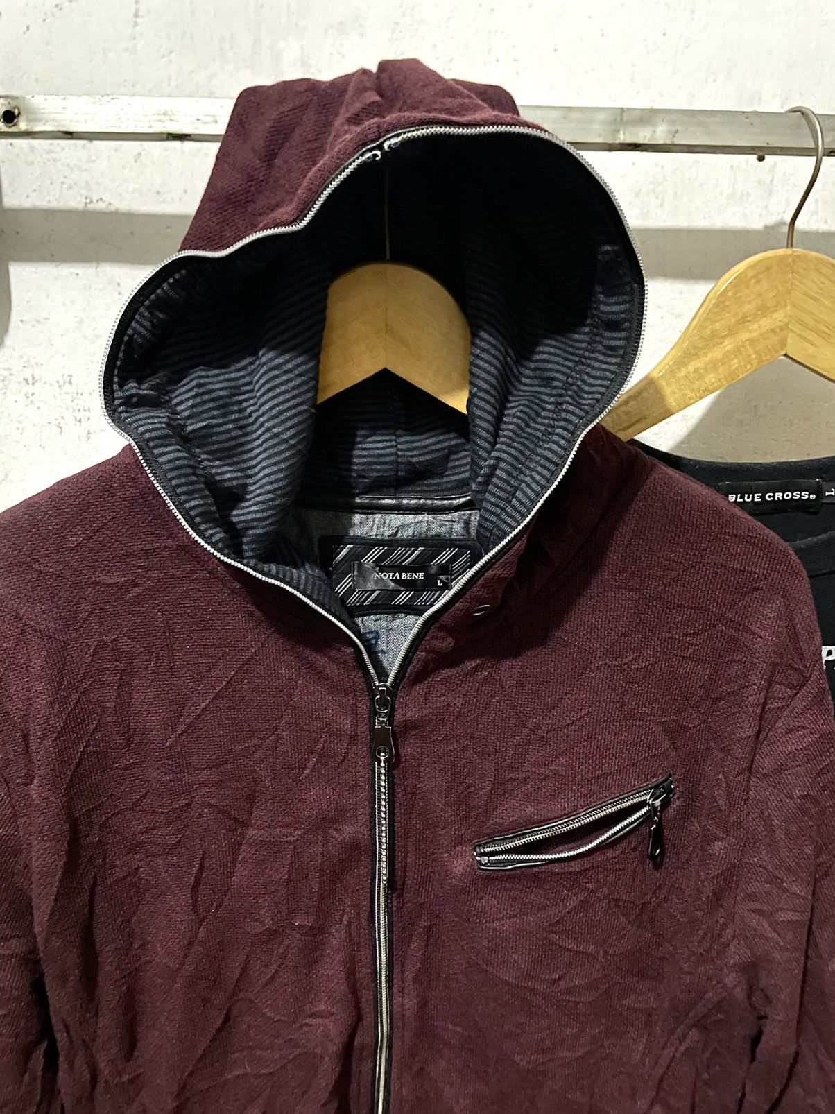 If Six Was Nine Japanese Brand Bondage Nota Bene Zip Up Hoodie Size US M / EU 48-50 / 2 - 10 Thumbnail