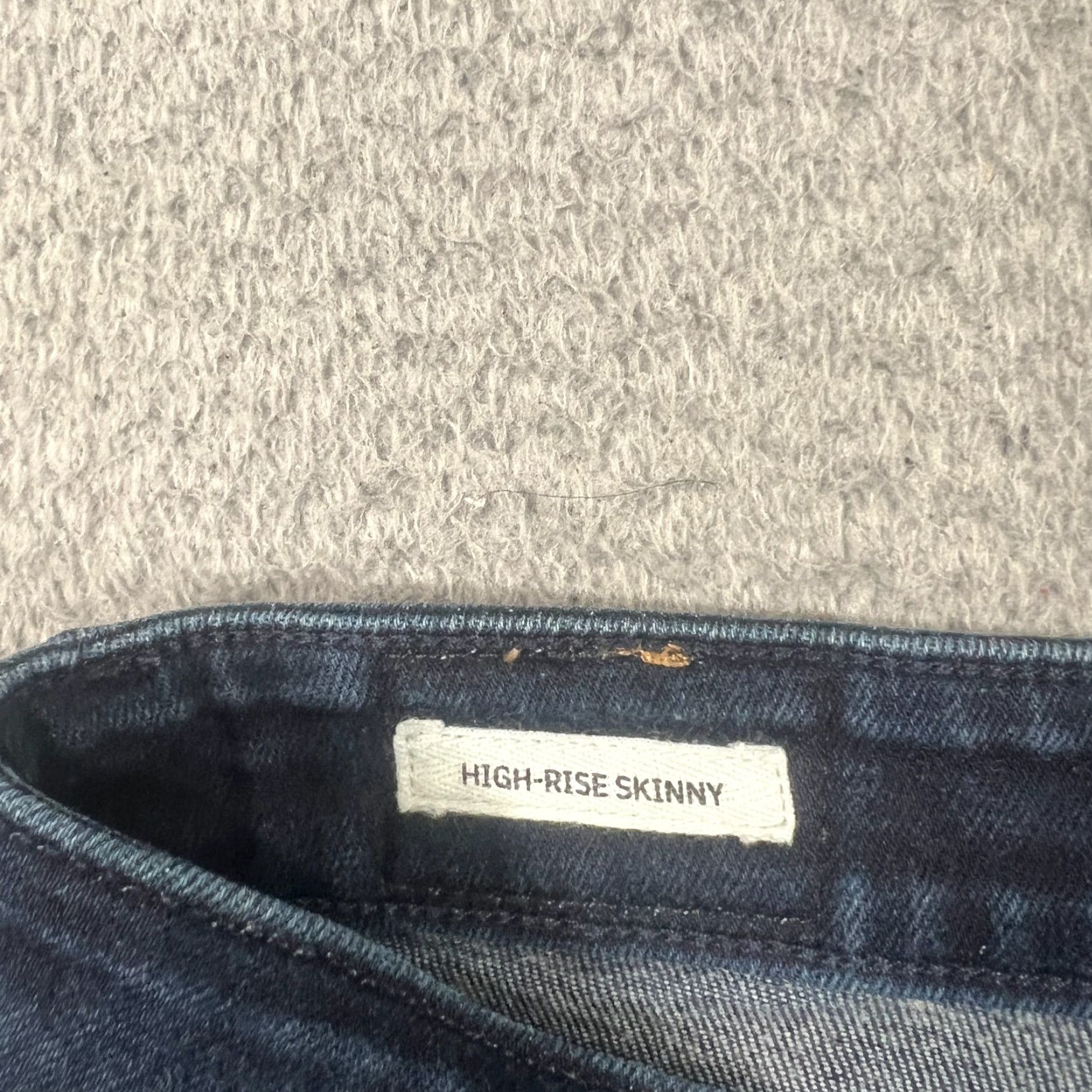 Vintage Revtown Jeans Women's 33 Regular High Rise Skinny Blue Stretch Denim Size 24" / US 00 / IT 34 - 7 Thumbnail