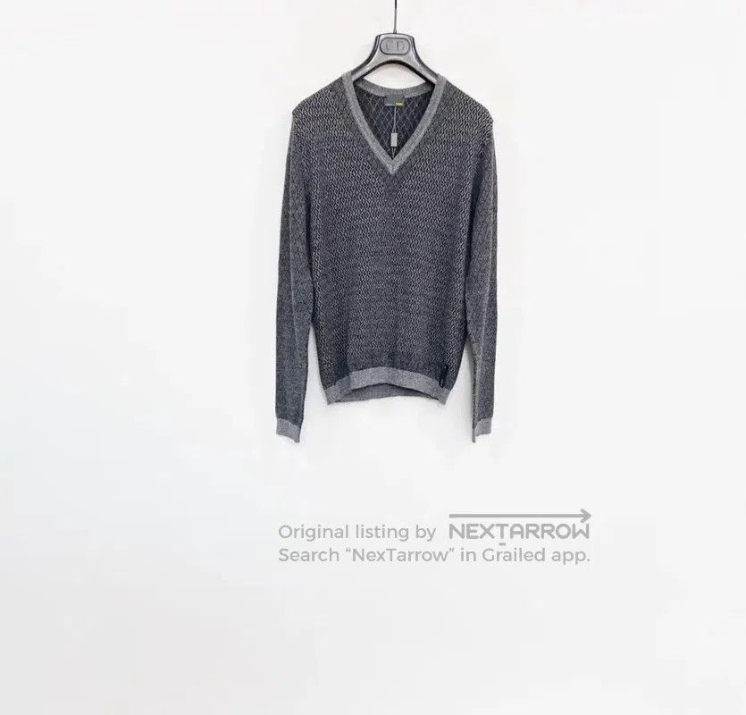 Fendi Fendi Gray Wool Men’s Long Sleeve Sweater . Size US S / EU 44-46 / 1 - 1 Thumbnail