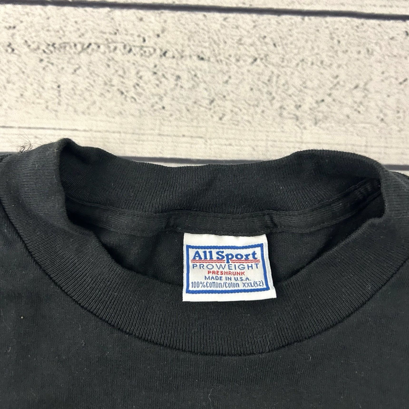 Vintage VTG All Sport T-Shirt Capable Florida Crew Neck Short Sleeve Mens 2XL Black Shirt Size US XXL / EU 58 / 5 - 3 Thumbnail