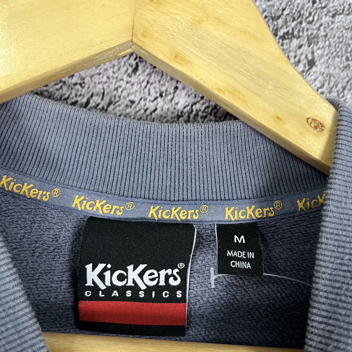 Kickers × Vintage Vintage Kickers Yellow/White basic Striped Sweatshirt Size US M / EU 48-50 / 2 - 6 Thumbnail
