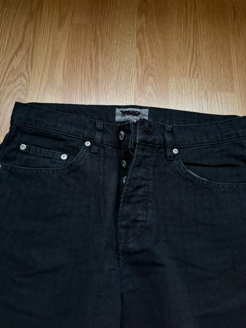 Stussy CC28 Needle Punch Denim Pant in Black Size US 30 / EU 46 - 2 Thumbnail
