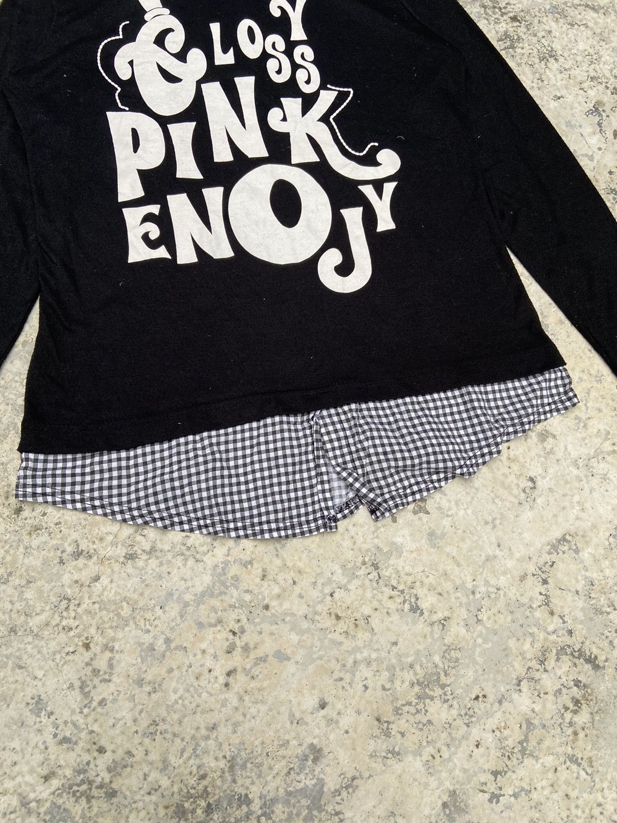 Hysteric Glamour × If Six Was Nine × Japanese Brand 2000s ipsse tag cut closet pink enjoy long sleeve hoodie Size M / US 6-8 / IT 42-44 - 4 Thumbnail