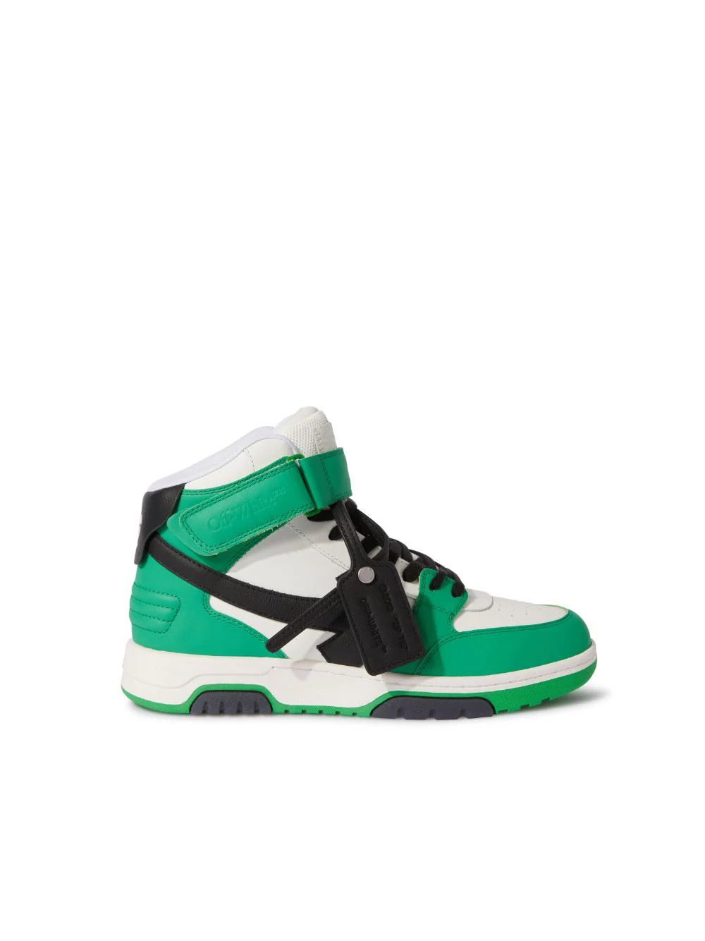 Off-White OFF-WHITE OUT OF OFFICE MID TOP LEA in green Size US 11 / EU 44 - 1 Thumbnail
