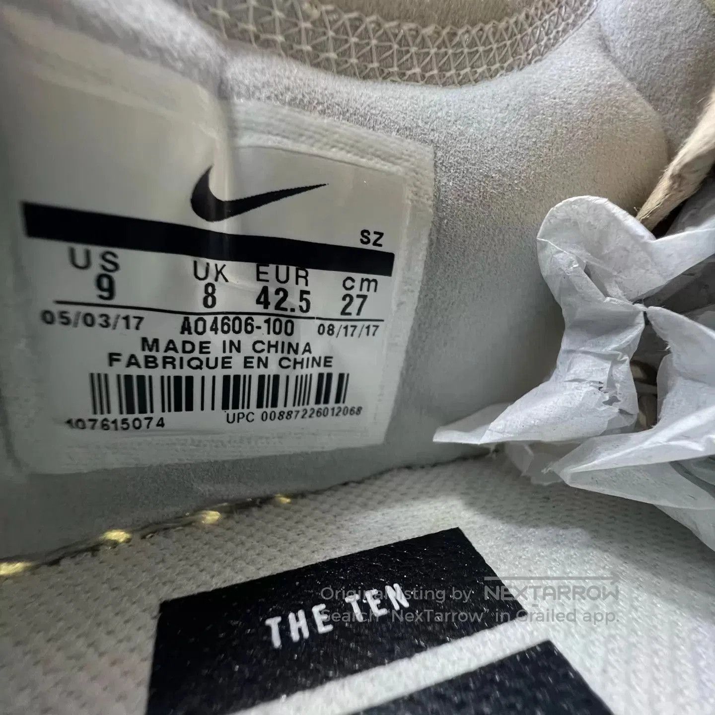 Off-White White High-Top Mesh Sneakers with Accents. Size US 10 / EU 43 - 8 Thumbnail
