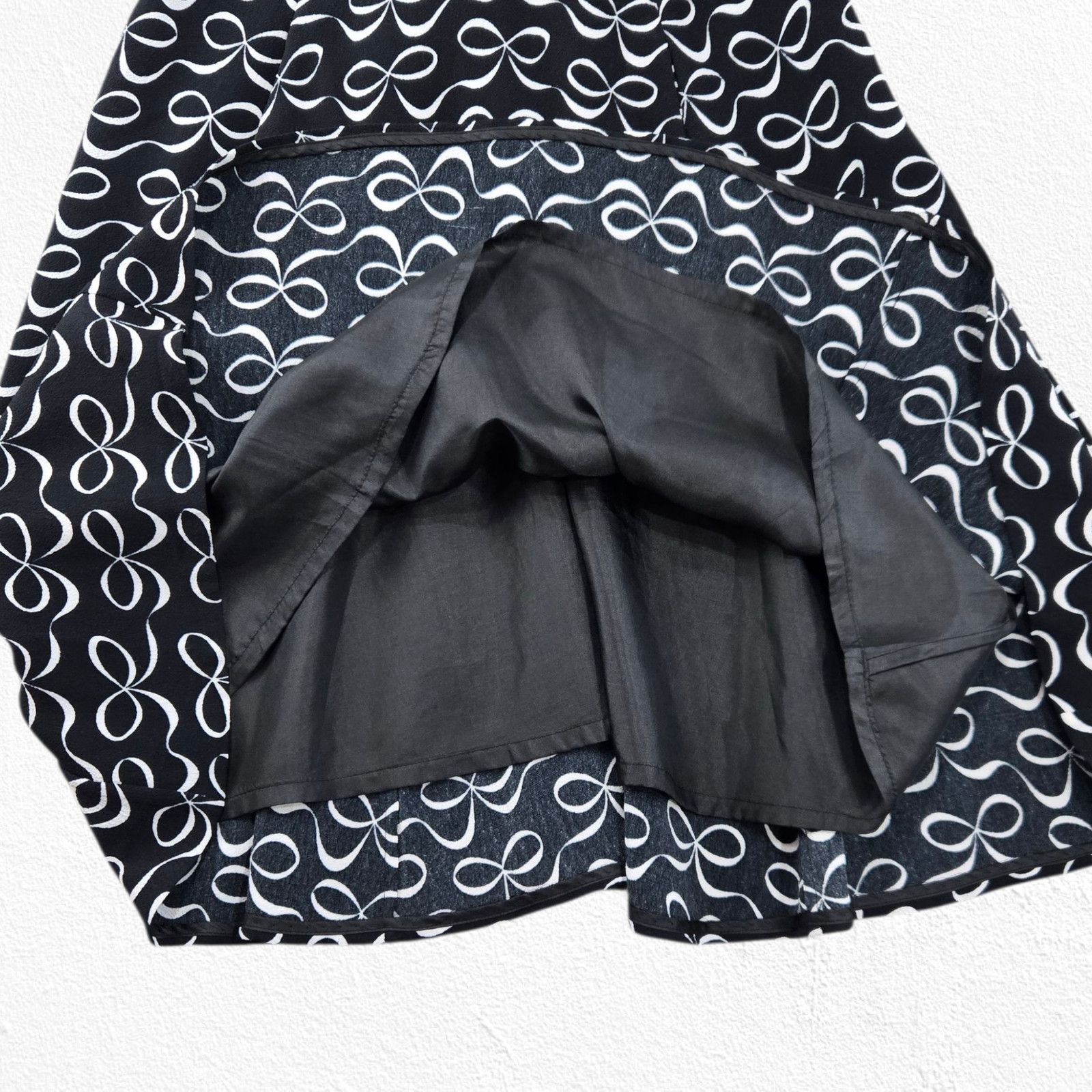 Kate Spade Kate Spade Mackenna Black White Bow Print Dress Size 0 Size XS / US 0-2 / IT 36-38 - 5 Thumbnail