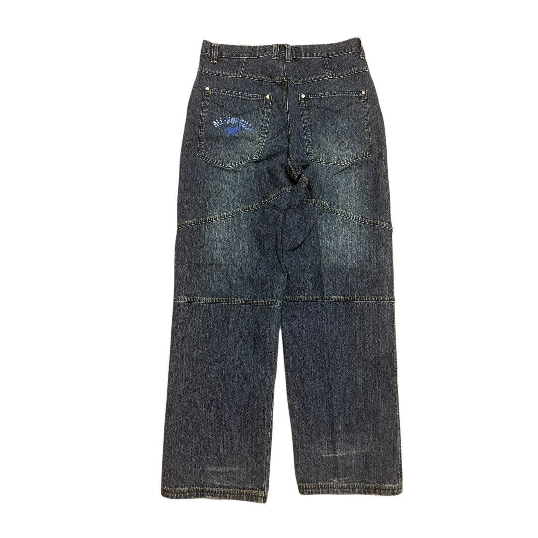 Vintage 48 Authentic Jeans Company Vintage Hip Hop Blue Jeans Sz 34 Size US 34 / EU 50 - 7 Thumbnail