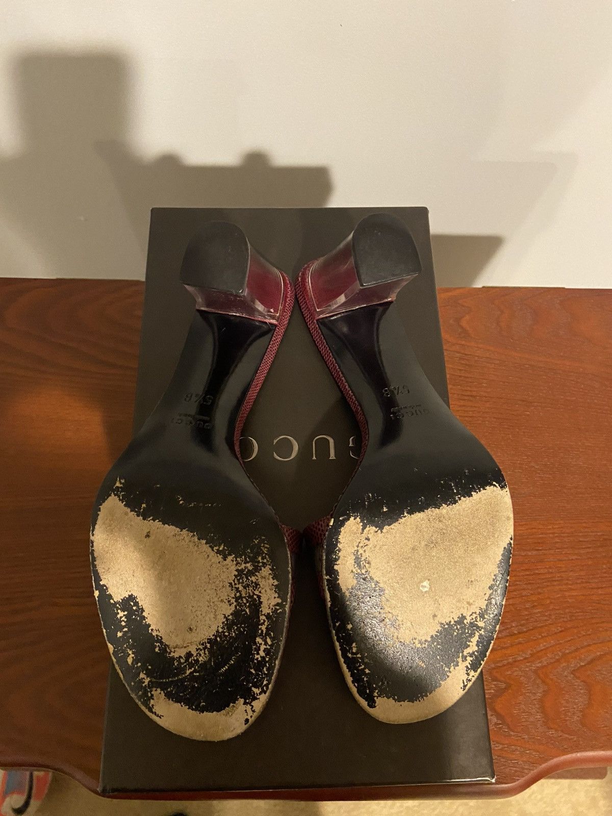 Gucci Gucci 90s Limited Edition Cheery Pumps Size US 5.5 / IT 35.5 - 3 Thumbnail