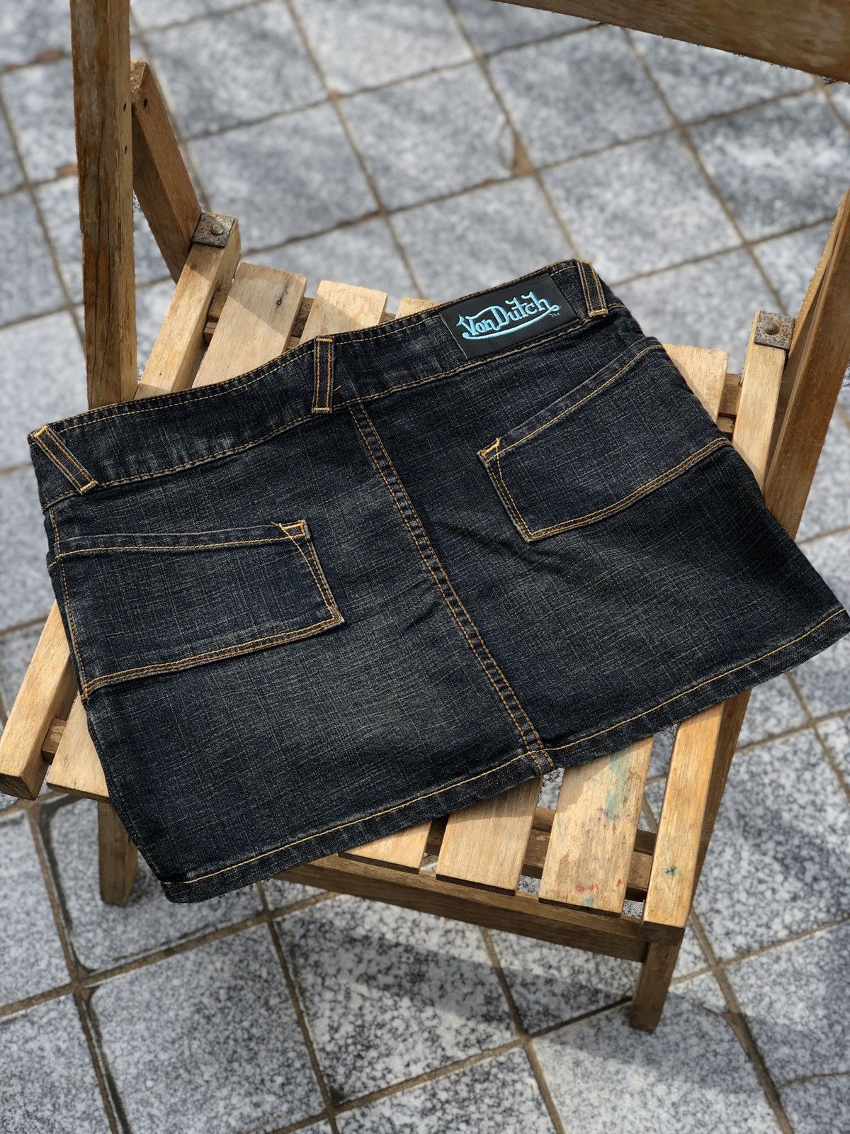 Vintage × Von Dutch Vintage Von Dutch mini skirt Y2K Size 27" / US 4 / IT 40 - 7 Thumbnail