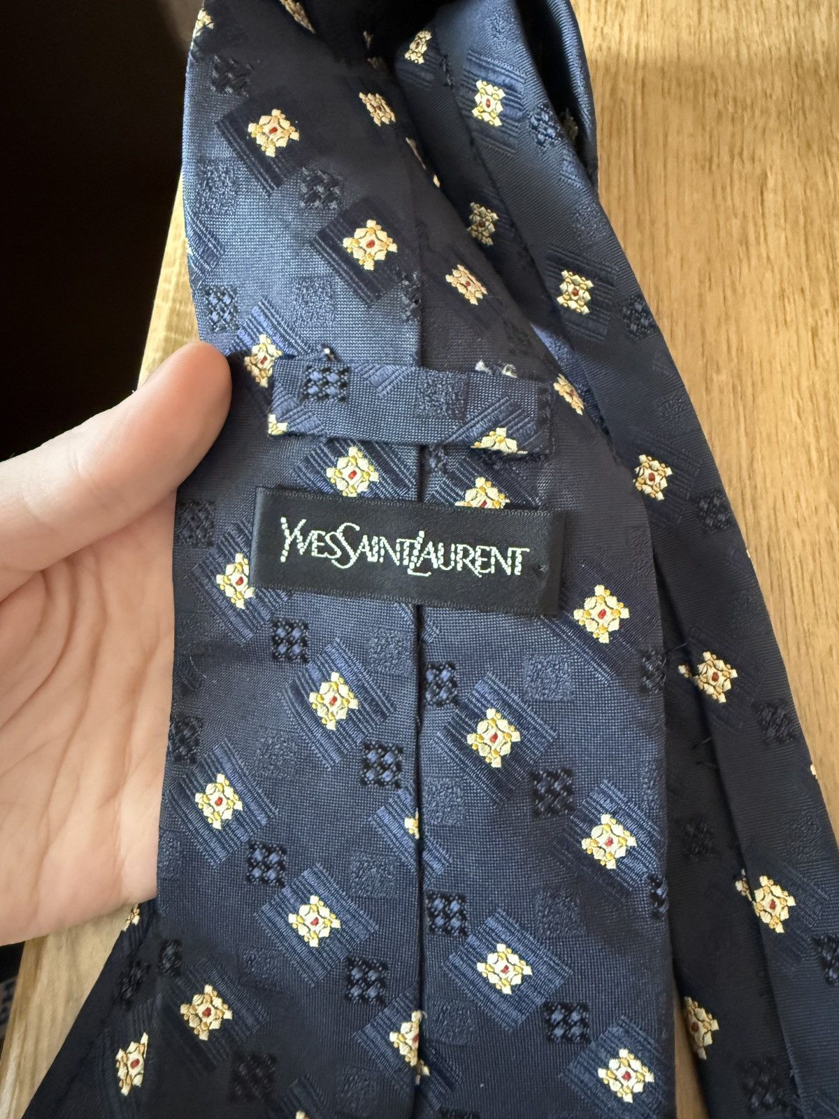 Yves Saint Laurent Vintage Ysl Yves Saint Laurent Tie Size ONE SIZE - 4 Thumbnail
