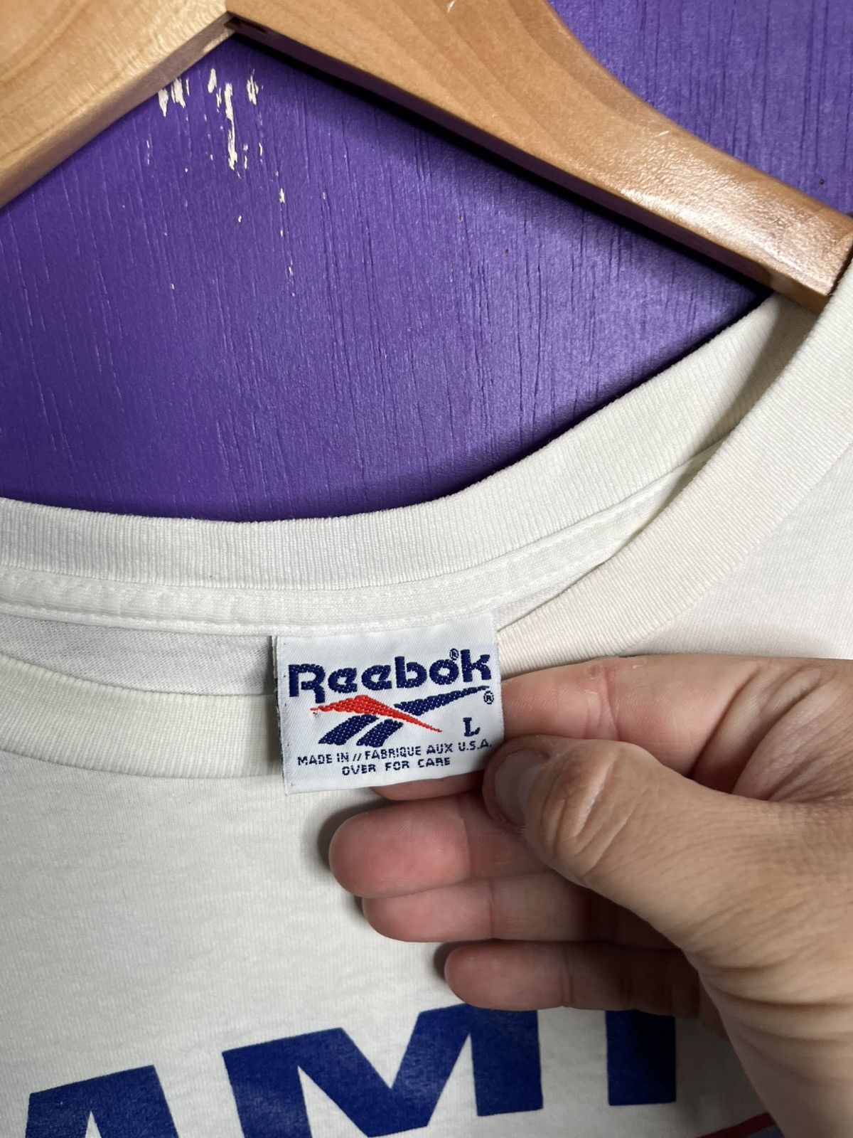 NFL × Reebok × Vintage Vintage 90s Reebok Emmitt smith big numbers tee Size US L / EU 52-54 / 3 - 4 Thumbnail