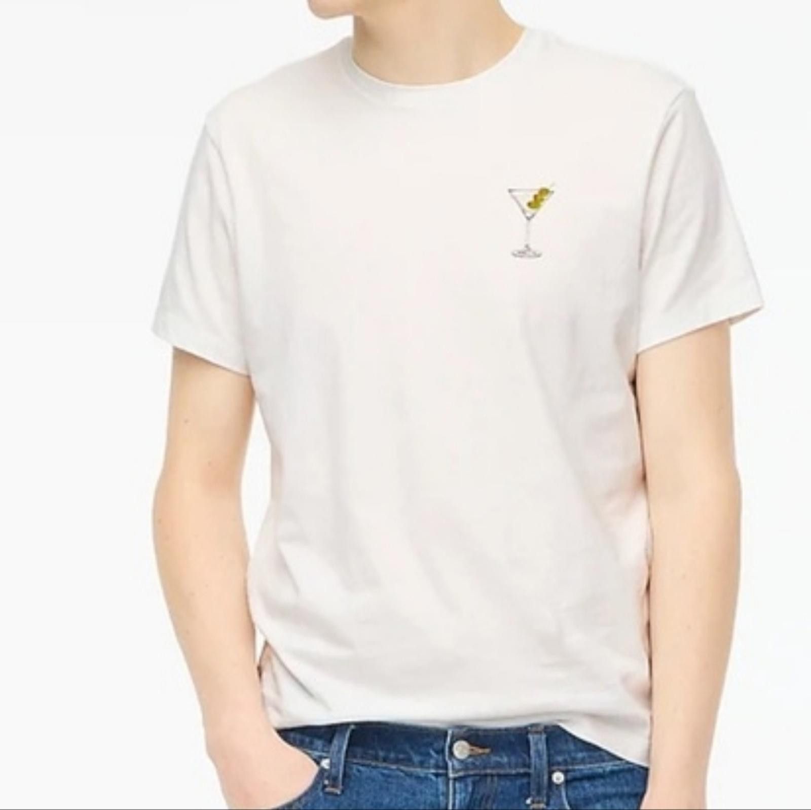 J.Crew J Crew Dirty Martini Graphic Tee Size US M / EU 48-50 / 2 - 1 Thumbnail