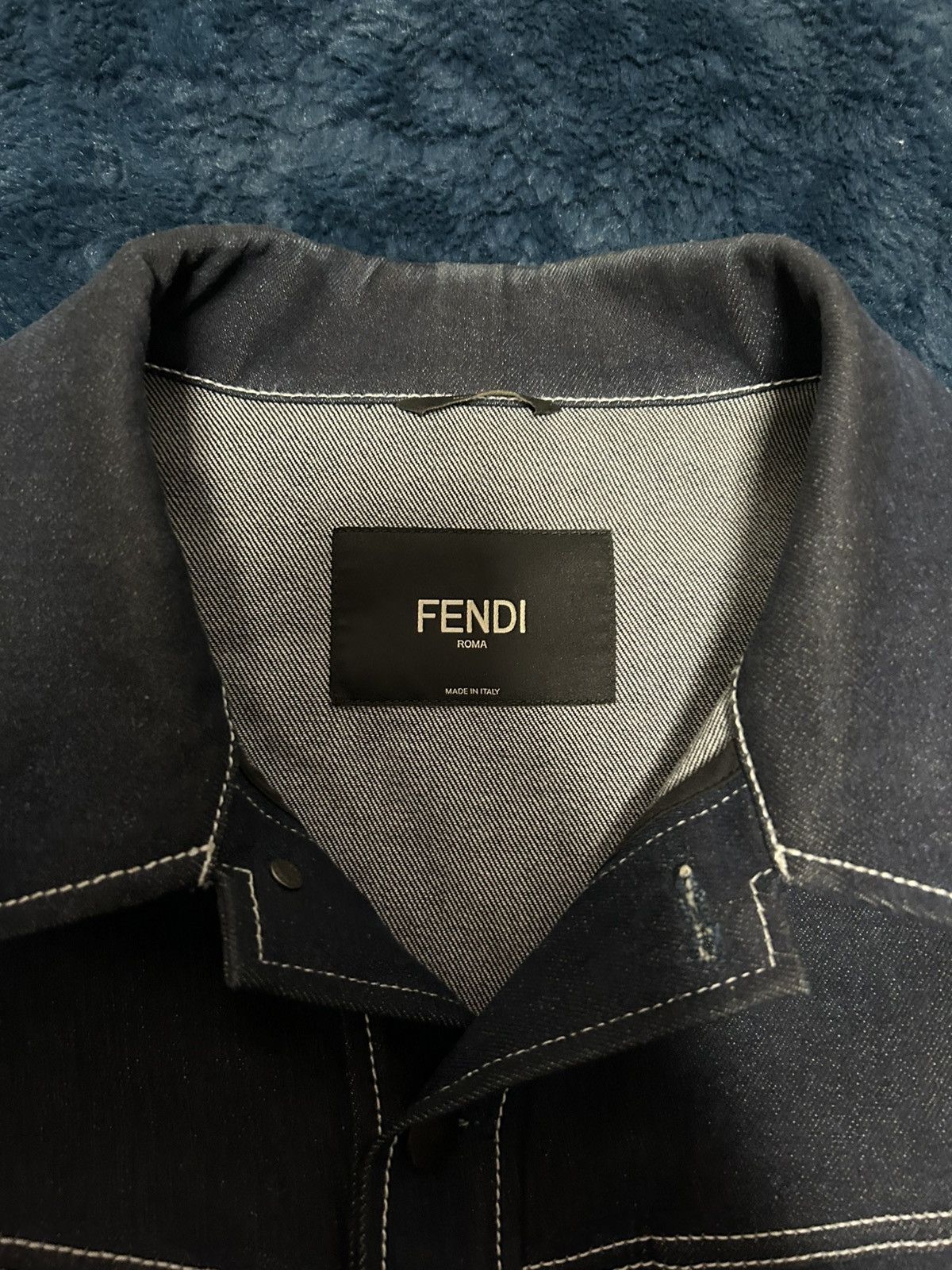 Fendi Fendi Roma denim jacket Size US XL / EU 56 / 4 - 3 Thumbnail
