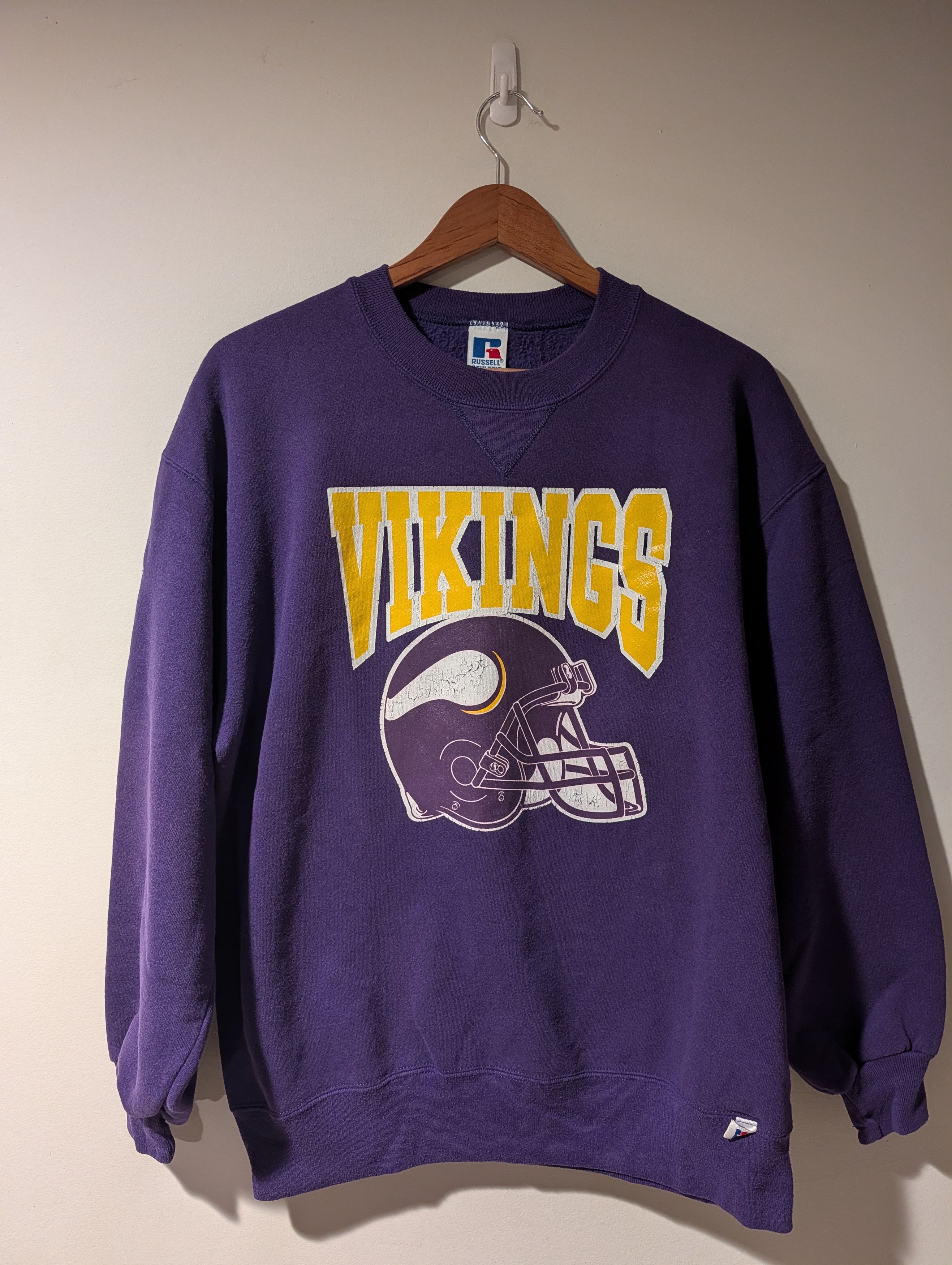 Russell Athletic Vintage Russell Athletic Minnesota Vikings NFL Sweatshirt Size US L / EU 52-54 / 3 - 1 Thumbnail