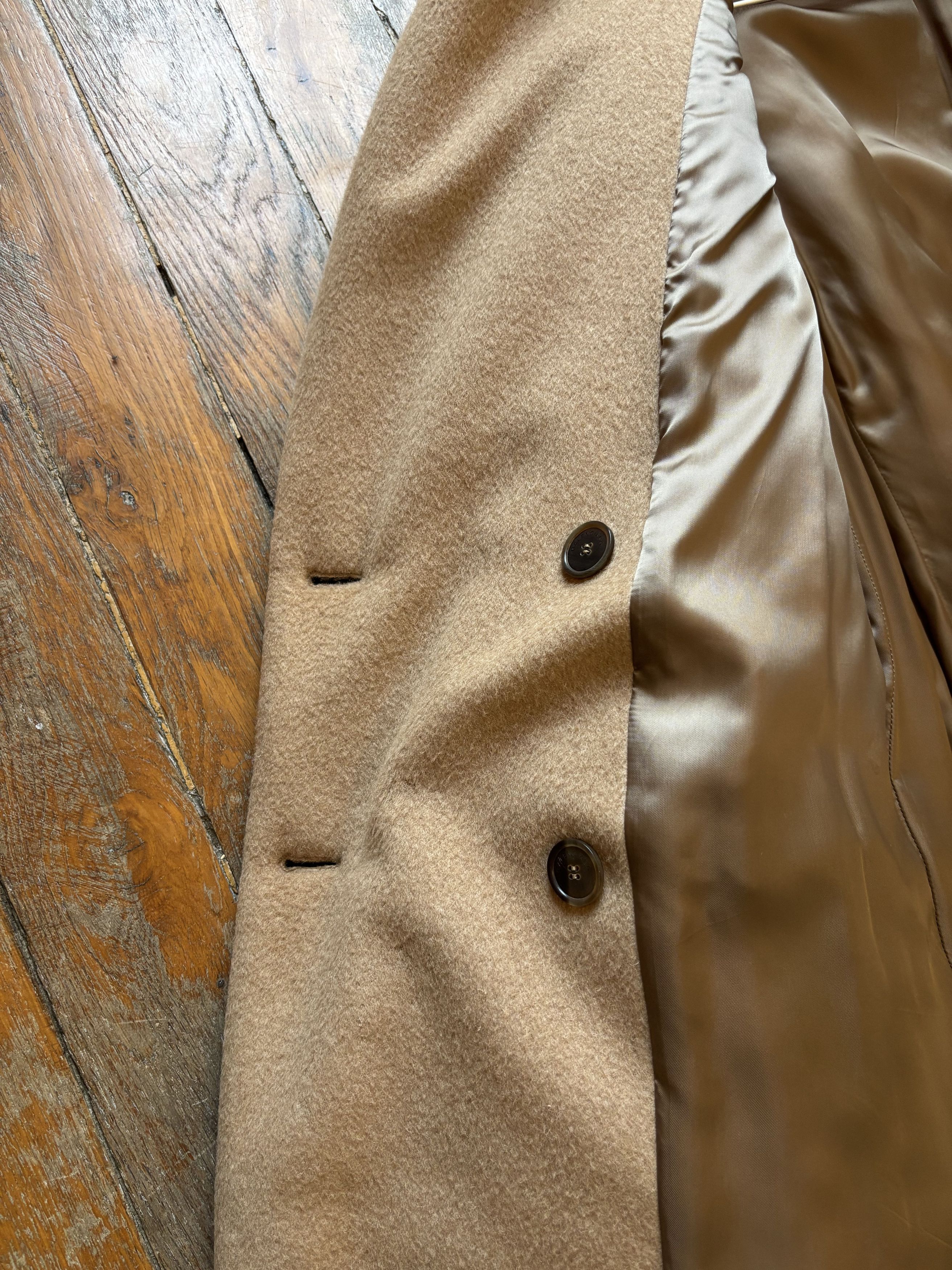 Balenciaga Double-breasted Long Coat Camel Size US L / EU 52-54 / 3 - 7 Thumbnail