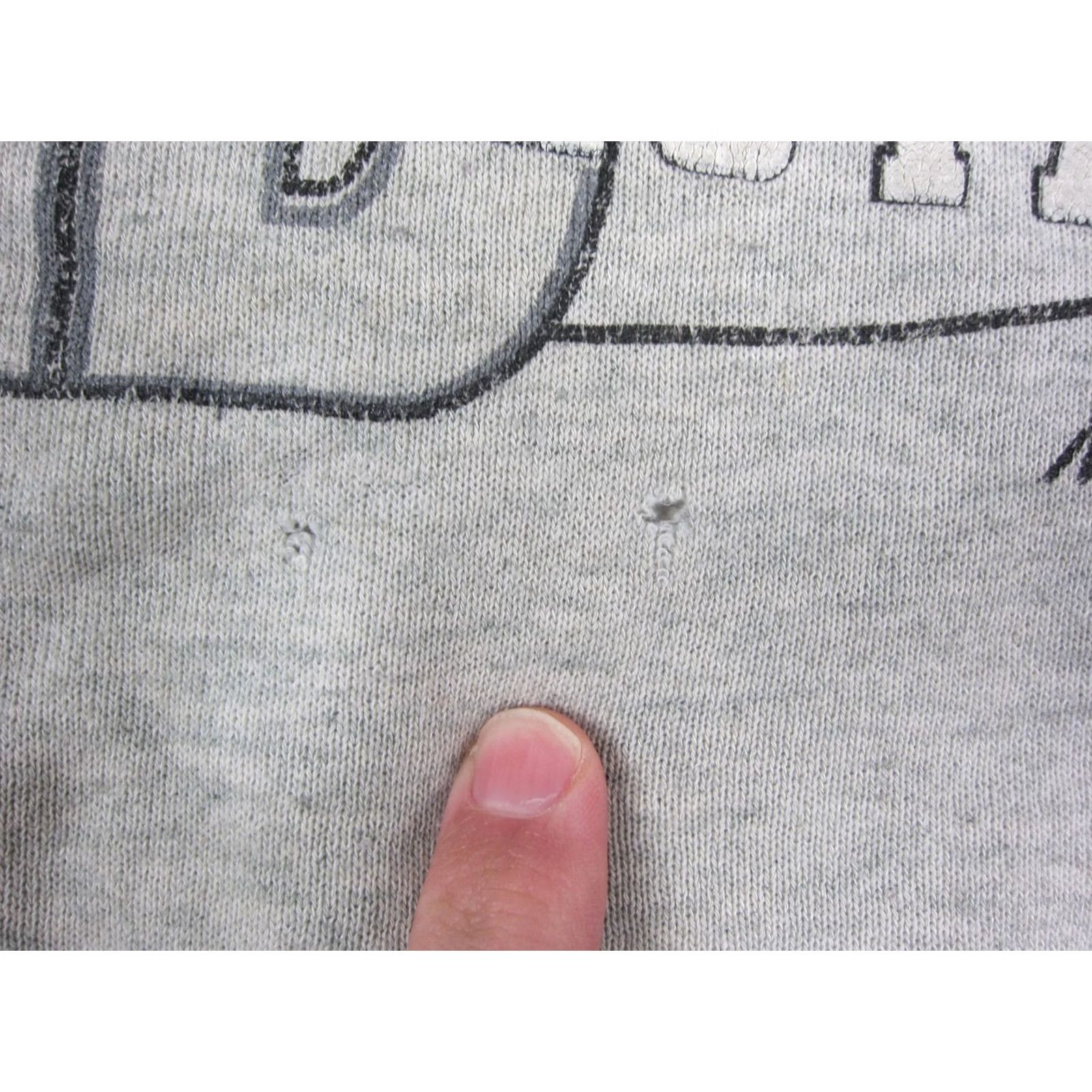 Fruit Of The Loom Vintage Fruit of the Loom Sweatshirt Mens L Gray 90s Cropped? Size US L / EU 52-54 / 3 - 5 Thumbnail