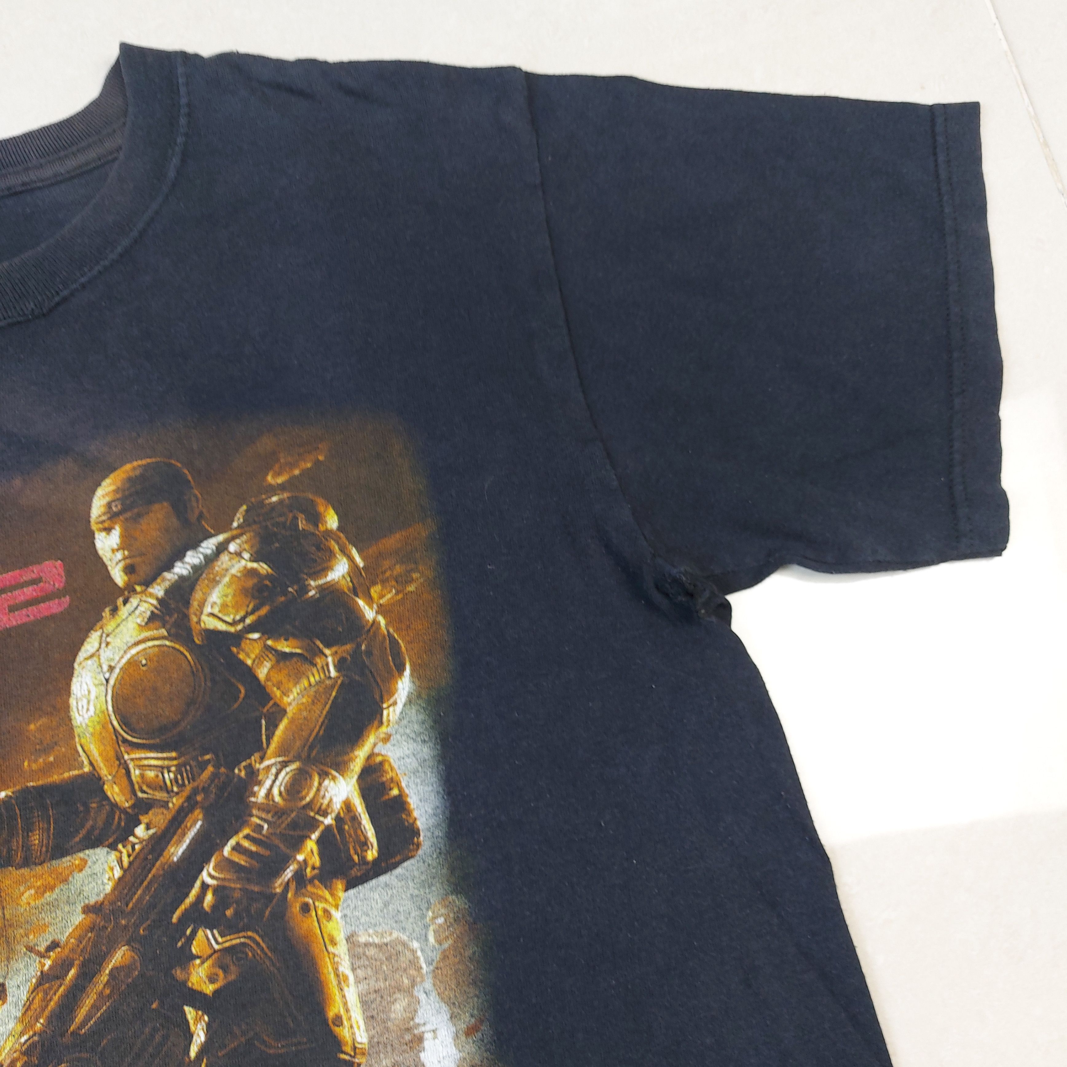 Microsoft Vintage 2008 Gears Of War 2 Marcus Fenix Xbox 360 TEE Size US L / EU 52-54 / 3 - 8 Thumbnail