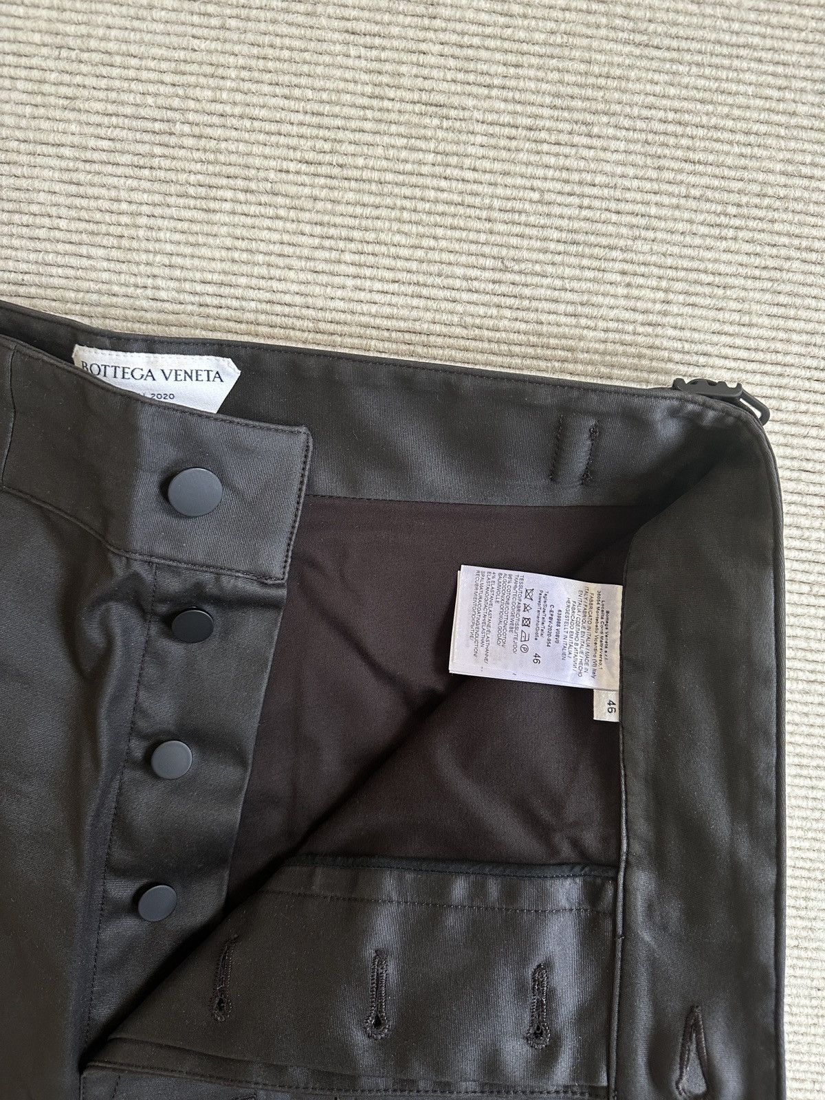 Bottega Veneta BOTTEGA VENETA Brown Coated Cotton Trousers FW20 Size 46 Size US 30 / EU 46 - 5 Thumbnail