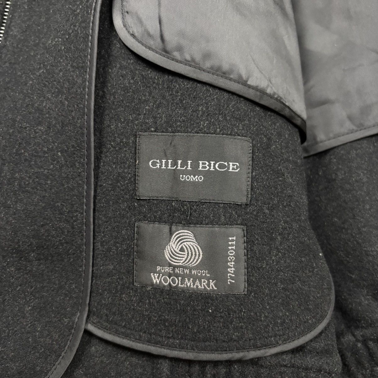 Japanese Brand 2000s Gilli Bicce - Handmade High Quality Wool Work Jacket Size US L / EU 52-54 / 3 - 7 Thumbnail