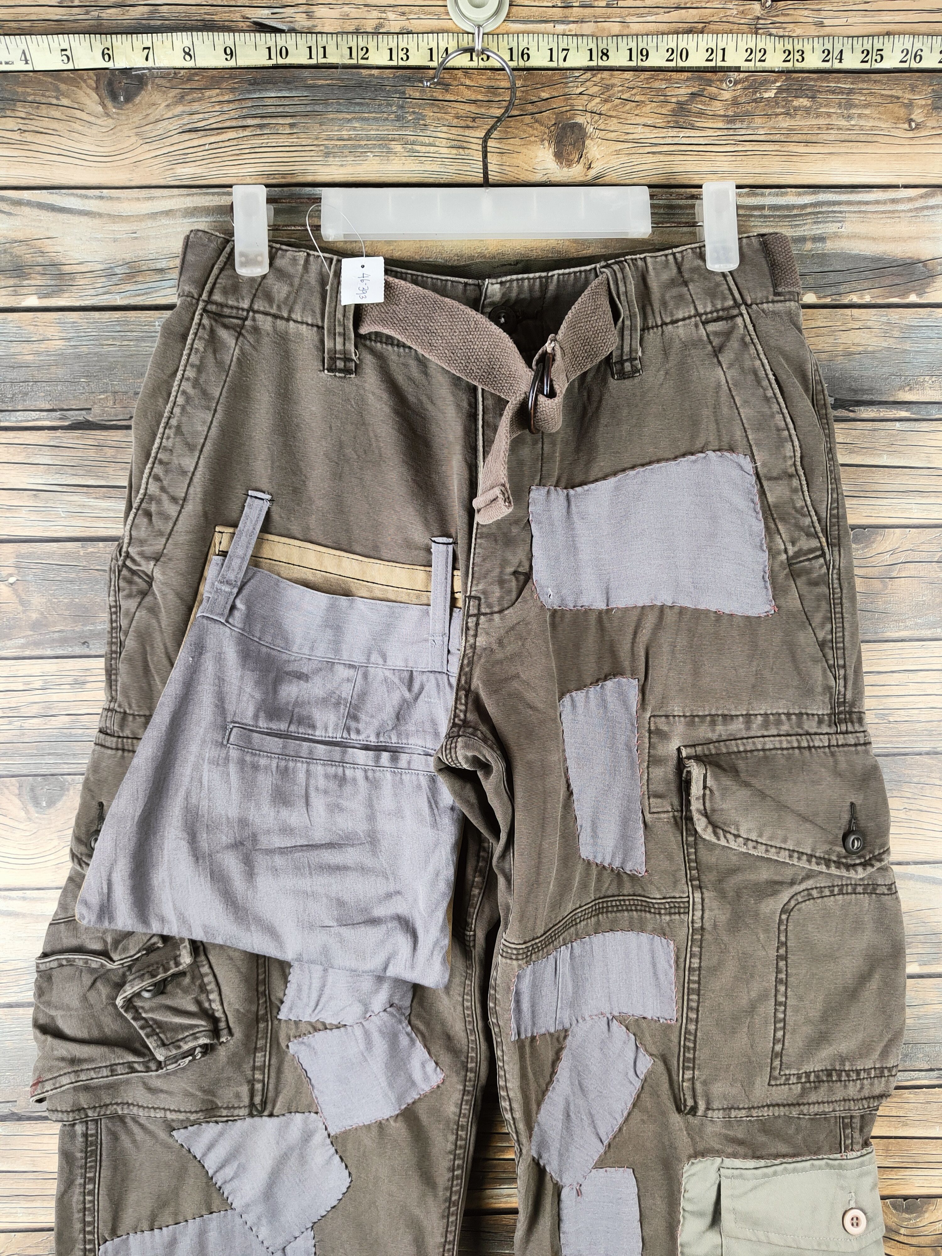 Japanese Brand DL Old Navy Brown Multipocket Cargo Pants #46-393 Size US 28 / EU 44 - 2 Thumbnail