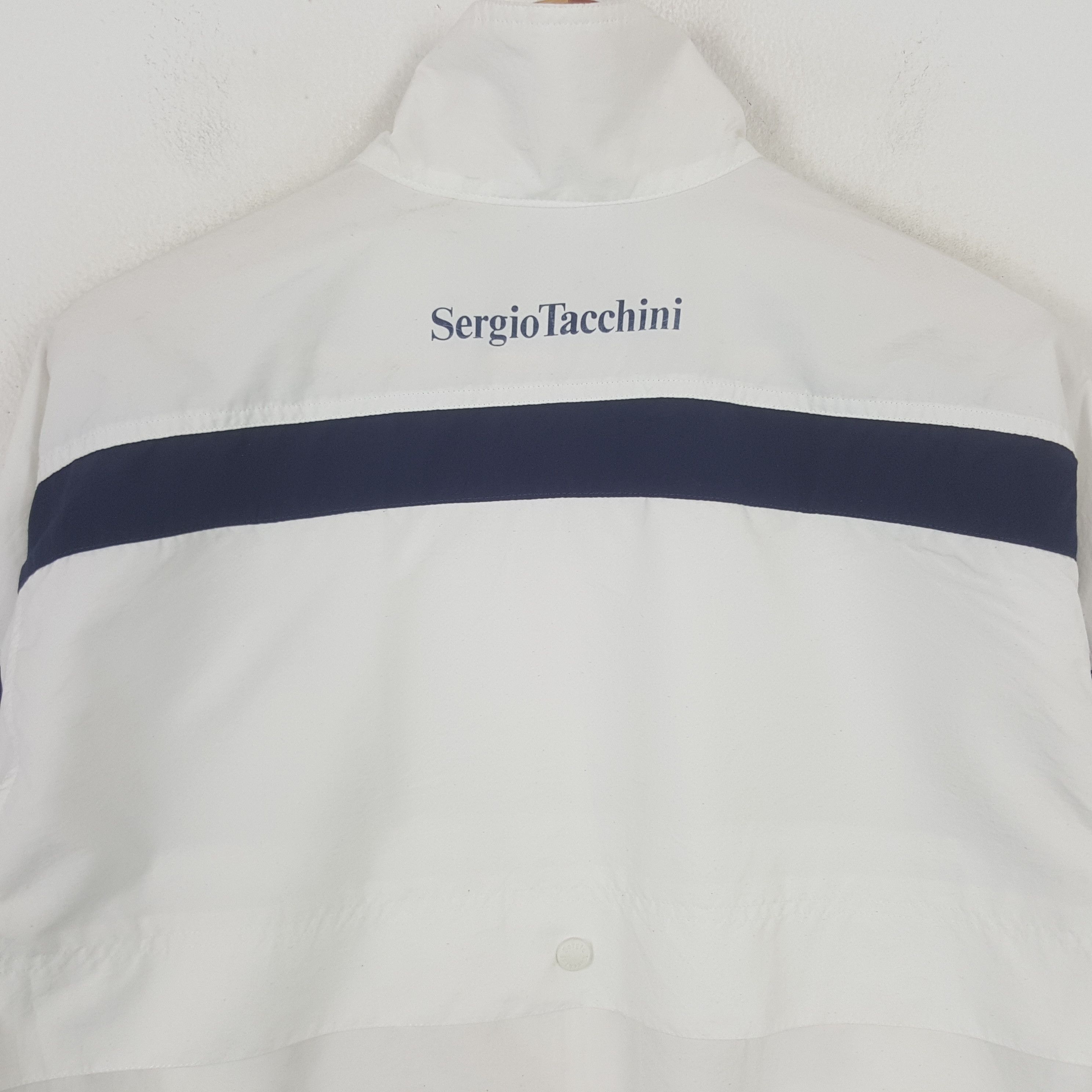 Sergio Tacchini Vintage Sergio Tacchini Tennis Sport Windbreaker Jacket RR12 Size US L / EU 52-54 / 3 - 4 Thumbnail