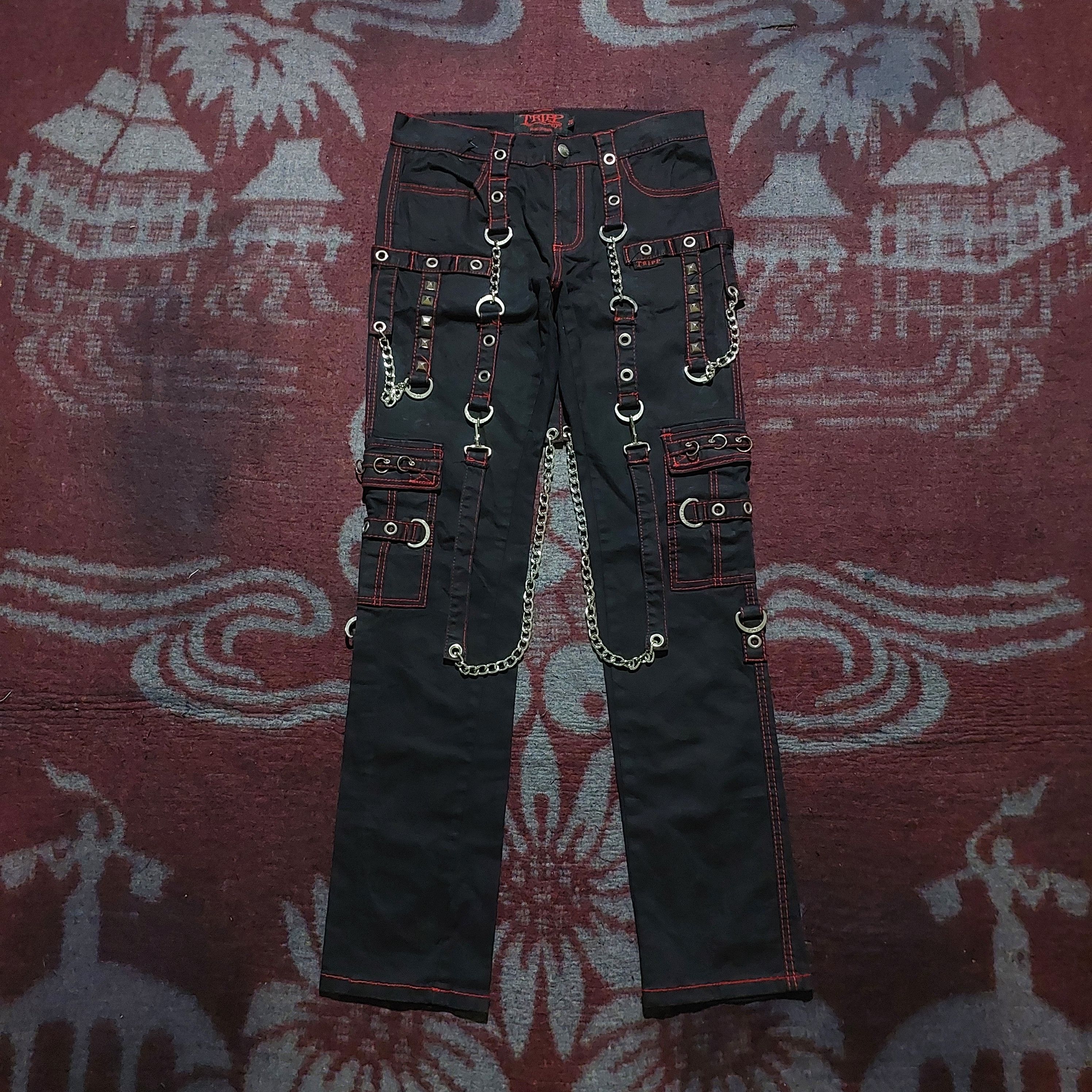パンツ h.naoto h.anarchy bondage pants gothic If Six Was Nine Forever Anarchy by h.Naoto Flared Goth bondage