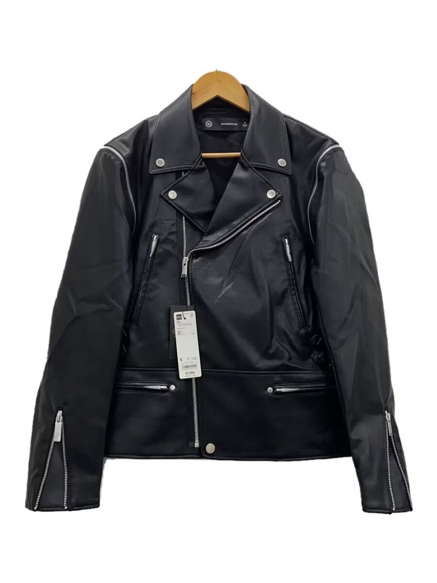 GU Faux Leather Biker Jacket