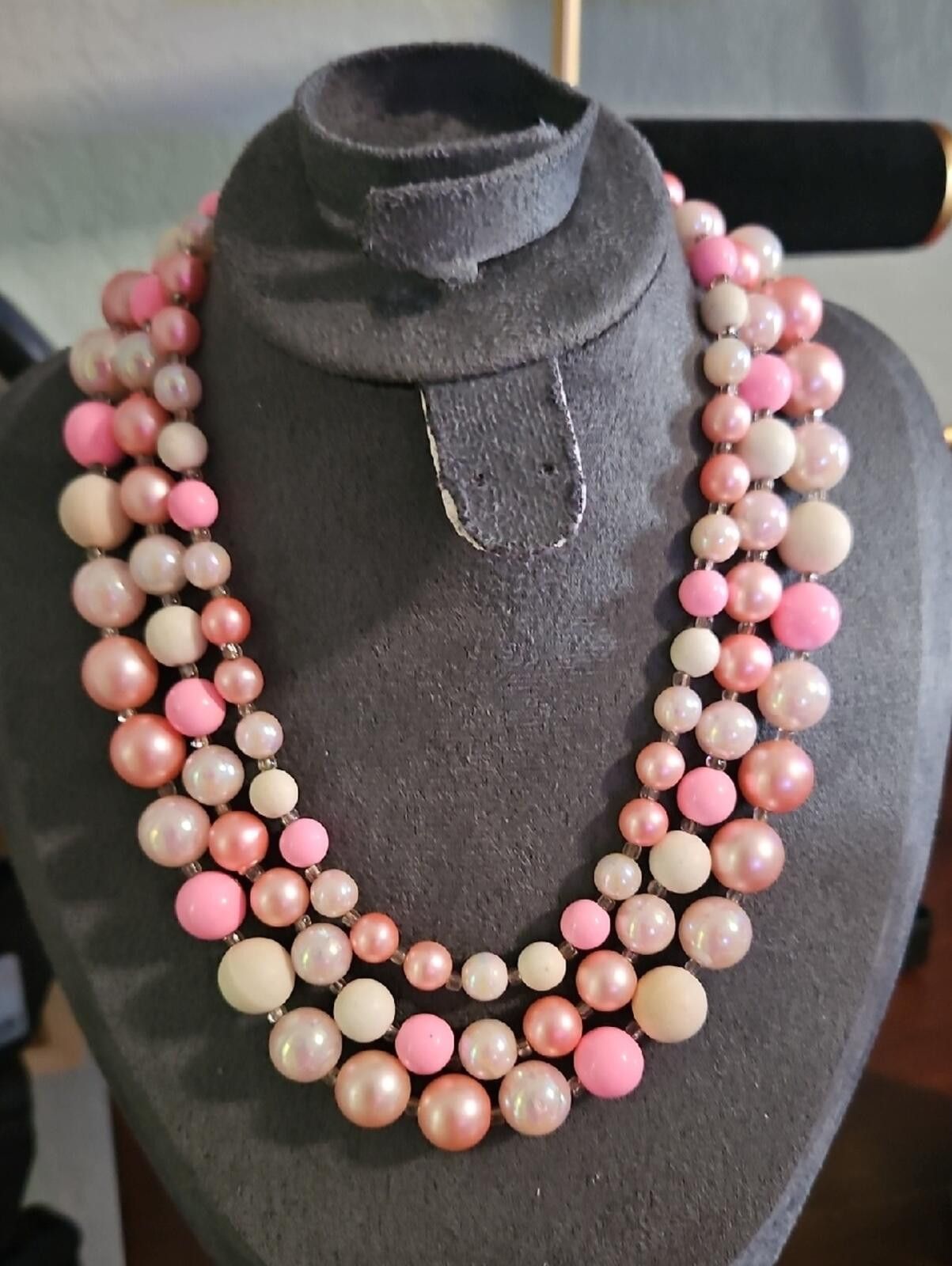 Other Multi-Strand Pink Pearl Bead Necklace Size ONE SIZE - 1 Thumbnail