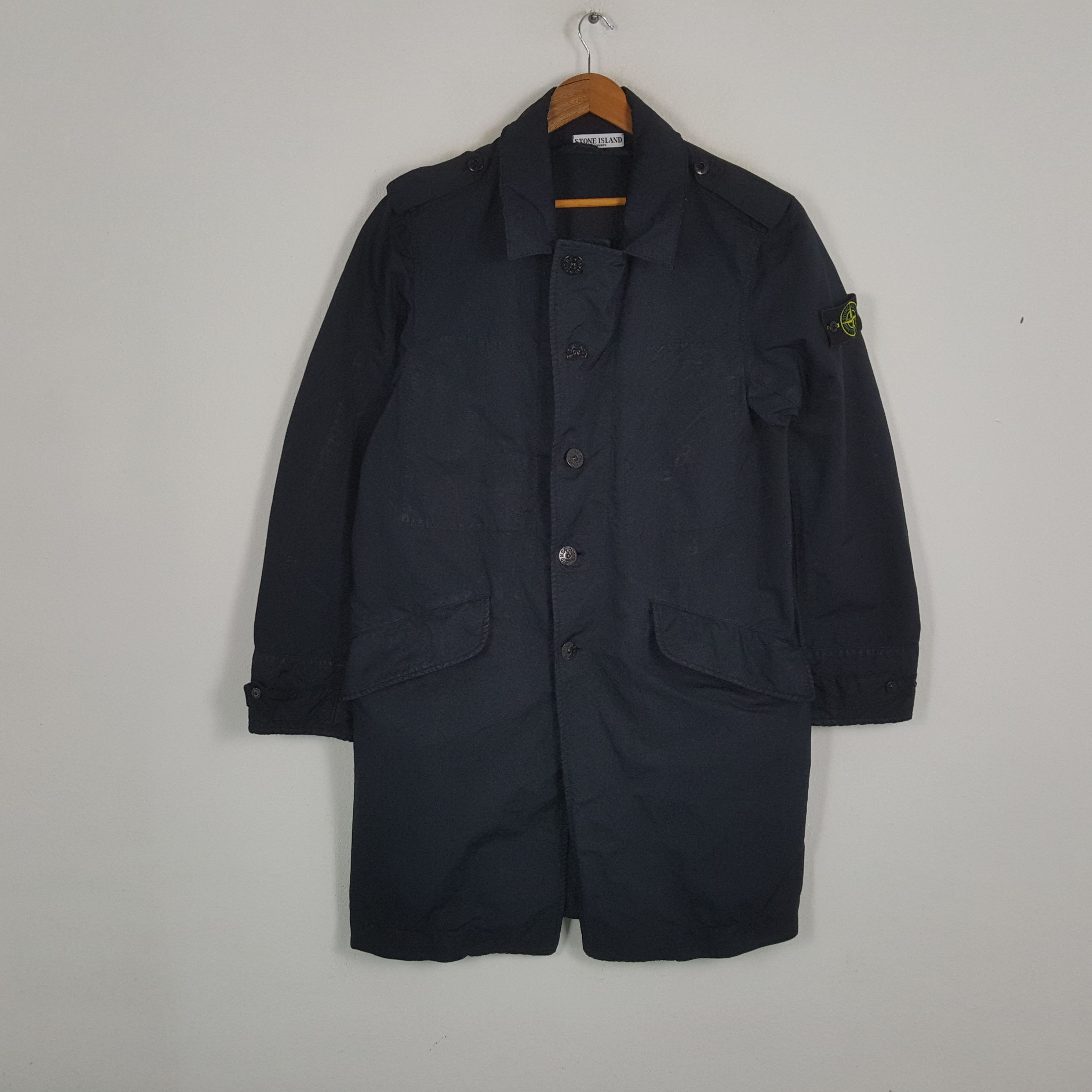 Stone Island × Vintage Vintage STONE ISLAND Fashion Brand Parkas Coat Jacket Size US L / EU 52-54 / 3 - 1 Thumbnail