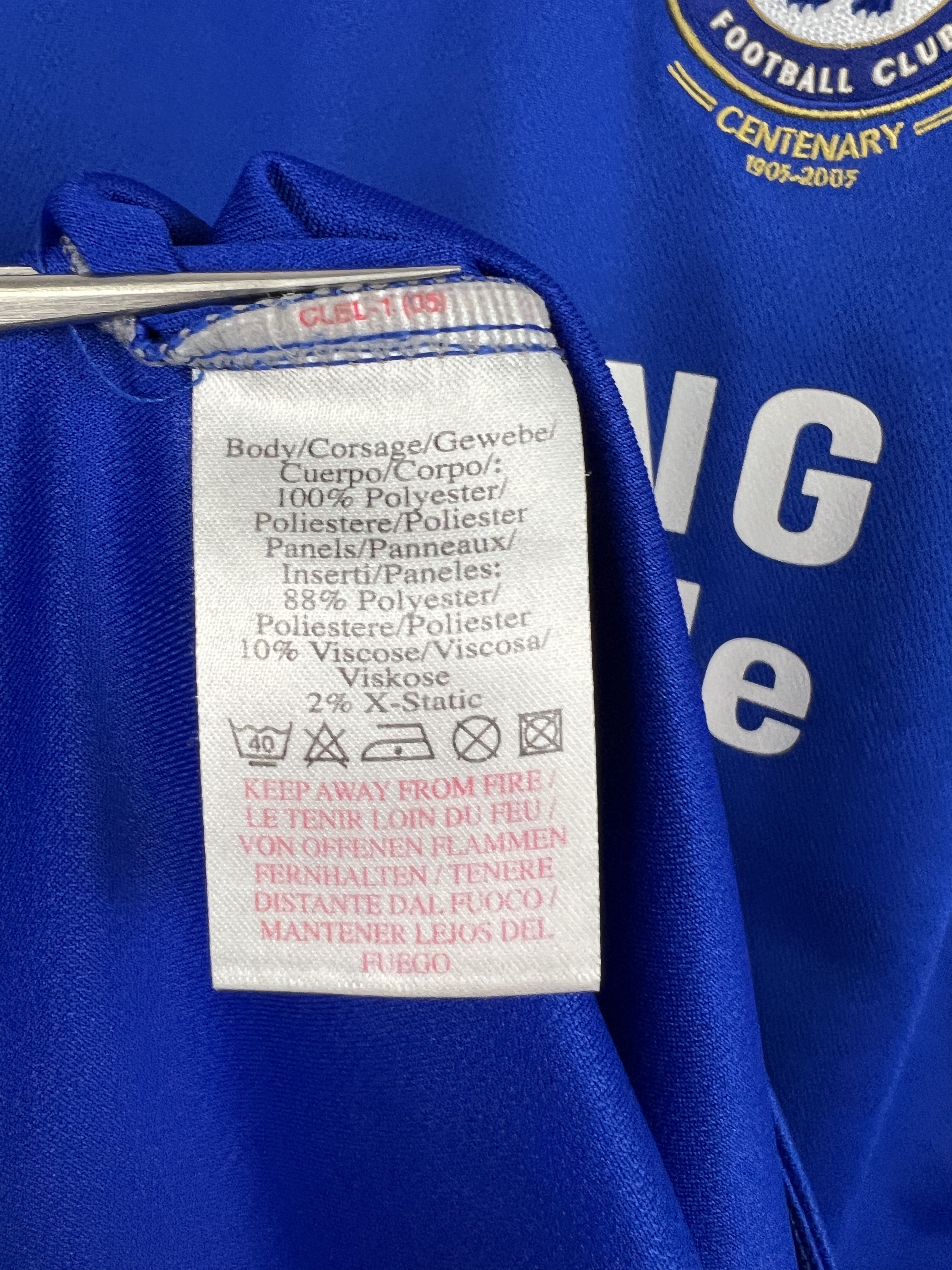 Umbro Chelsea Home football shirt 2005 Soccer Umbro Jersey Trikot Size M / US 6-8 / IT 42-44 - 7 Thumbnail