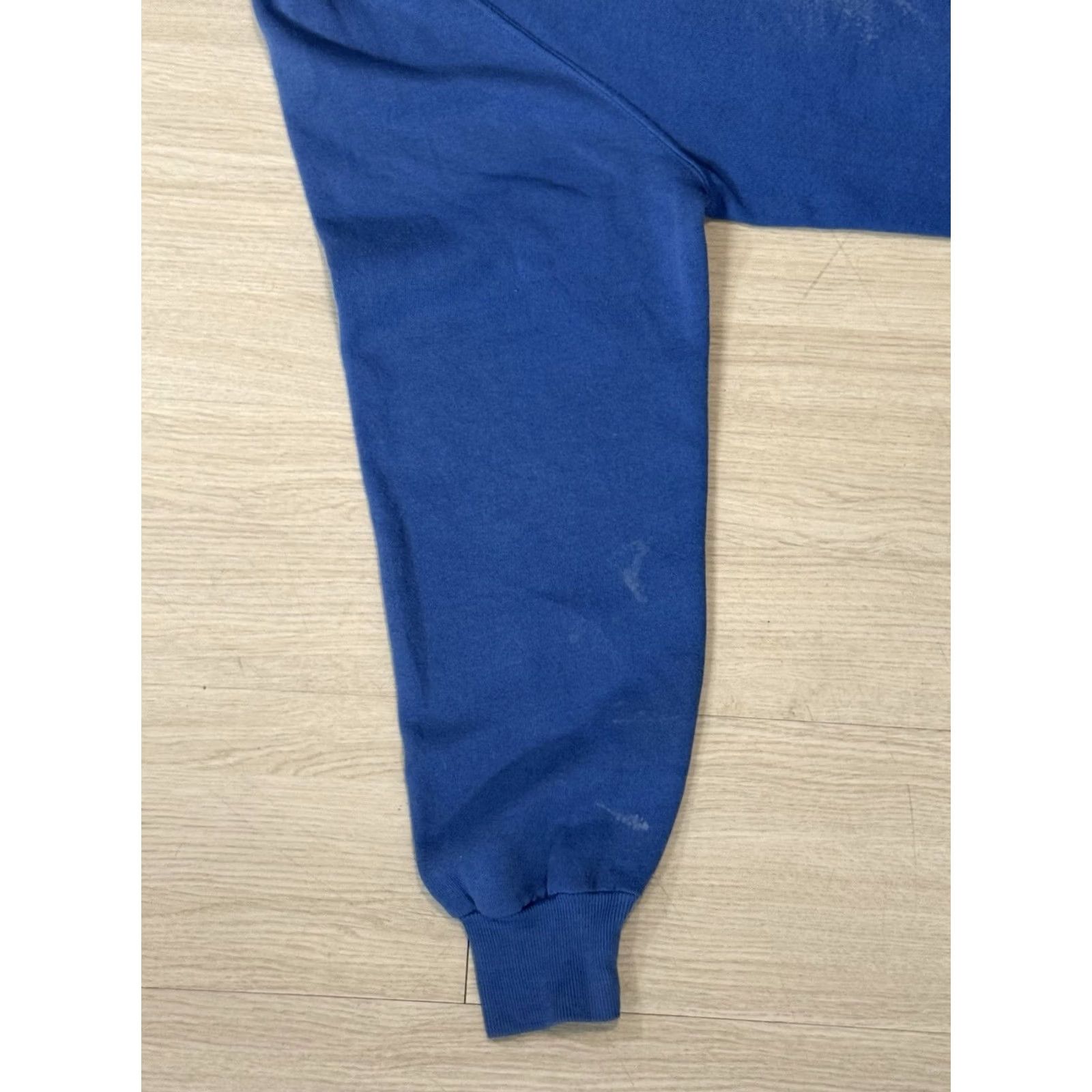 Jerzees VINTAGE Jerzees The City Crewneck Sweatshirt M Blue Cotton Polyester Fleece Graphic Print Unisex Adults 80s USA California Hipster Size US M / EU 48-50 / 2 - 6 Thumbnail