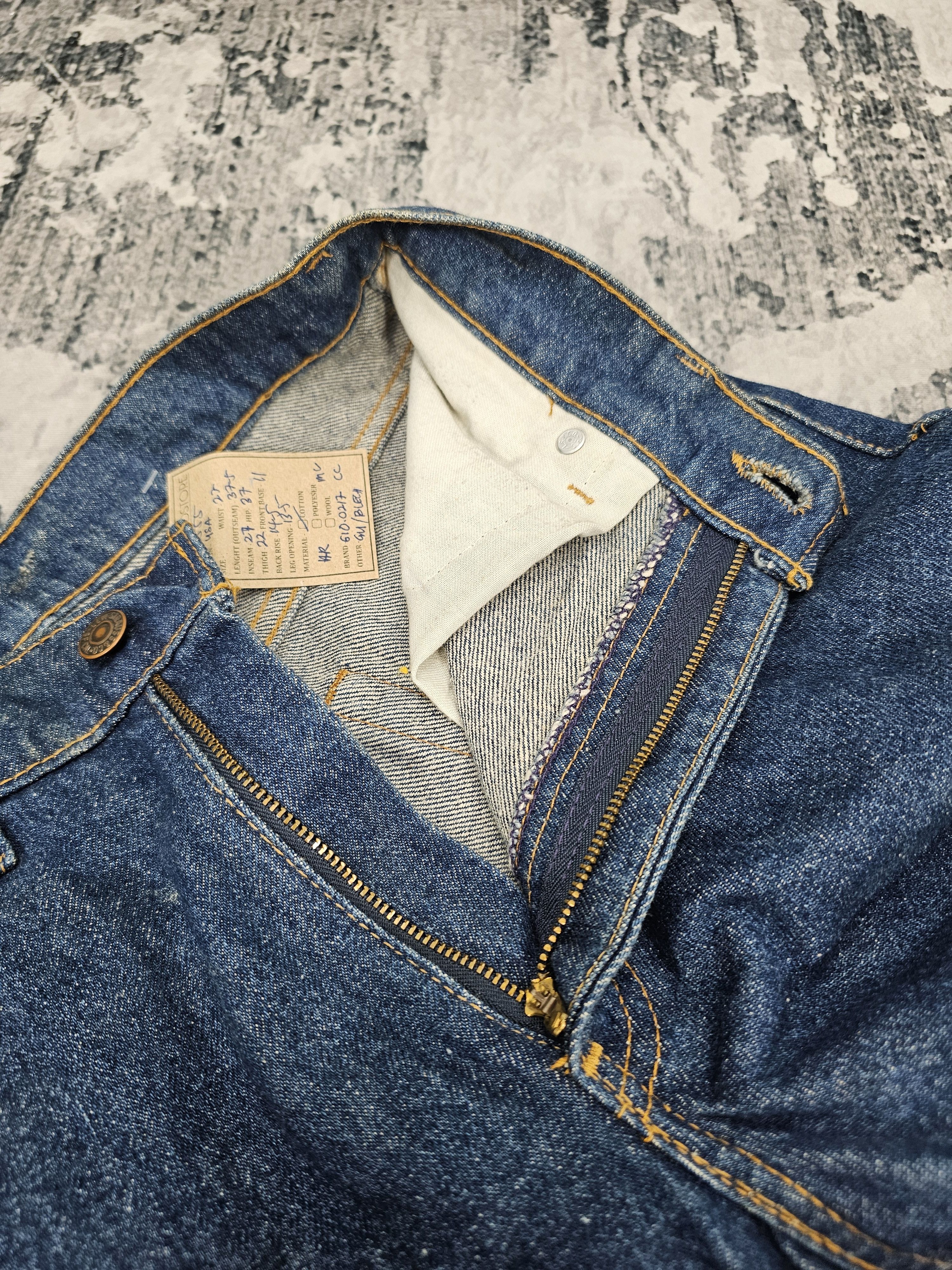 Levi's Vintage Clothing Vtg LEVIS 610 Bleached High Rise Jeans Made In USA L0555 Size 27" / US 4 / IT 40 - 10 Thumbnail